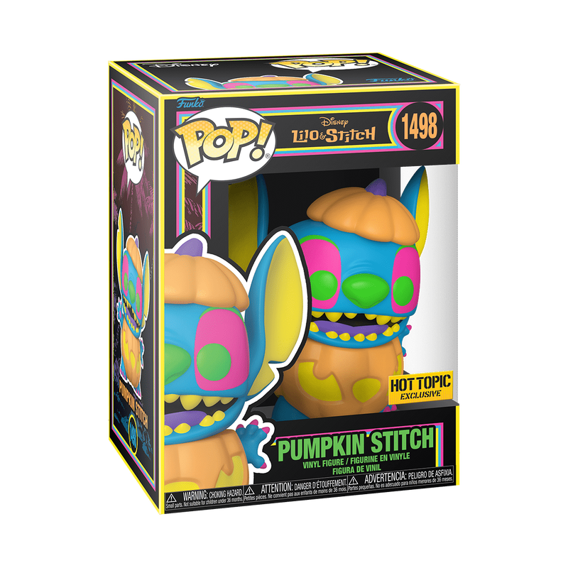 📦訂購 英國代購 Funko POP! Disney Pumpkin Stitch (Black Light) Figure 史迪仔 模型