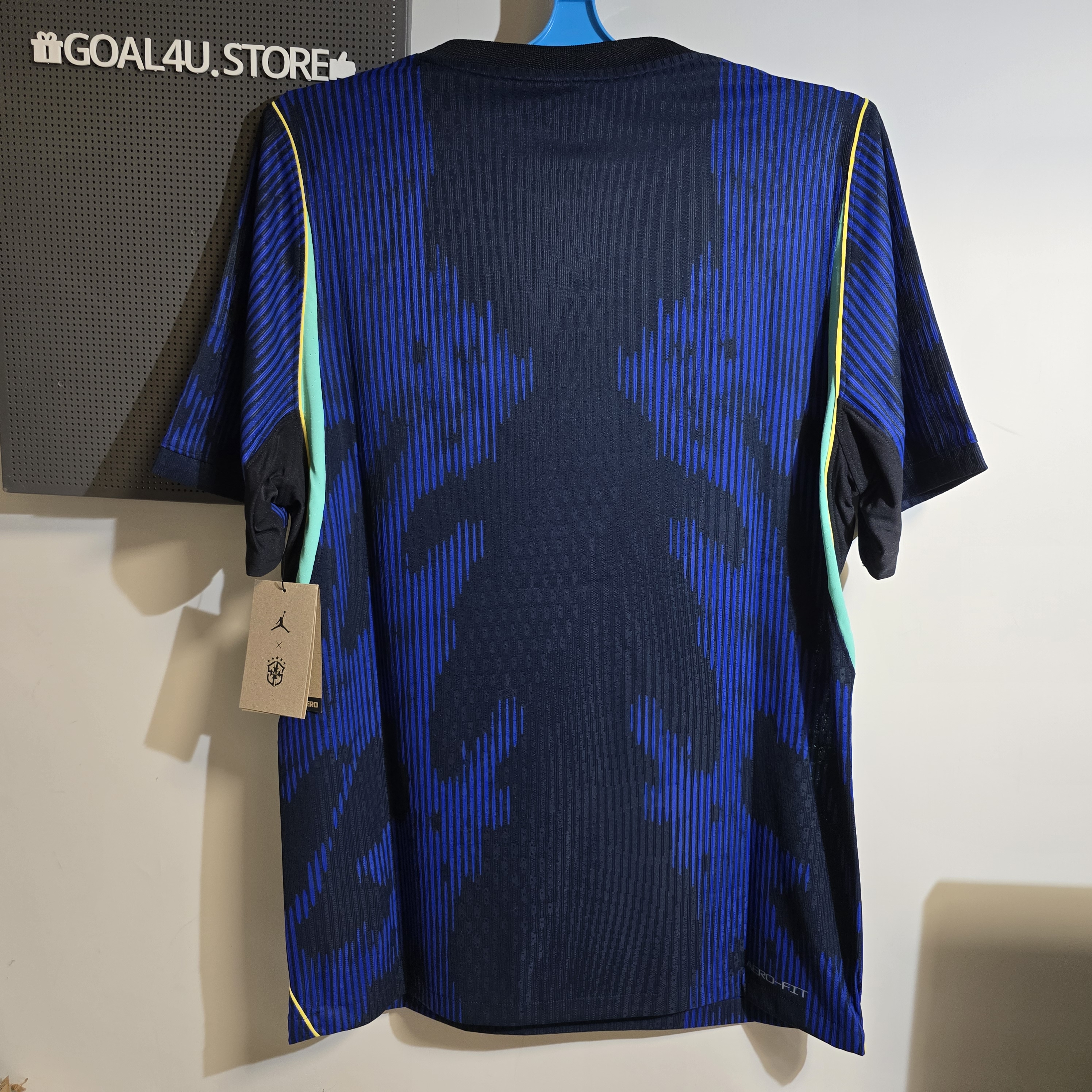 🇧🇷💙🔥 Nike x Jordan Brazil 巴西 2026-27 作客球員版球衣 (可加印字章) IU1074