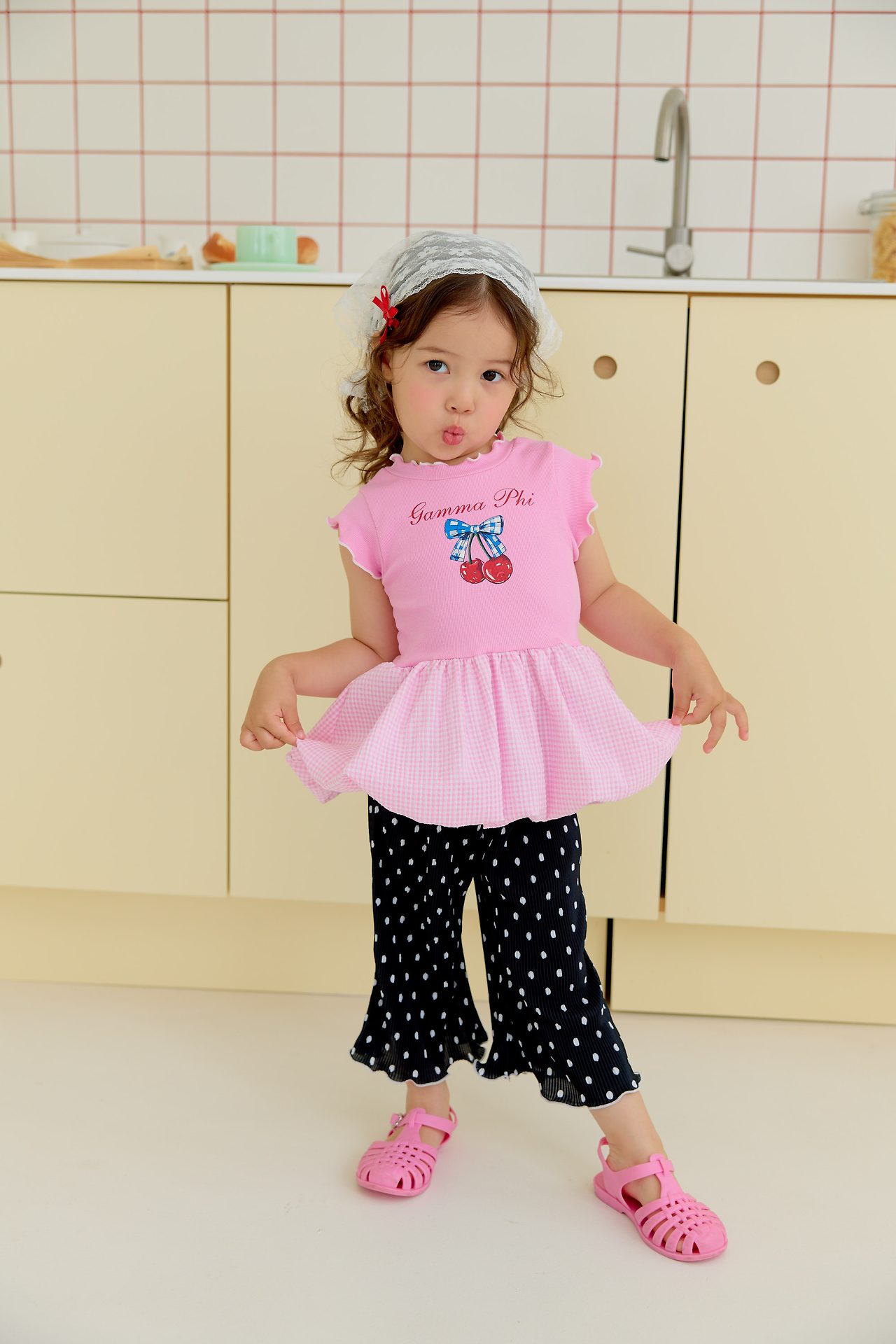 波點 Ruffle Pants