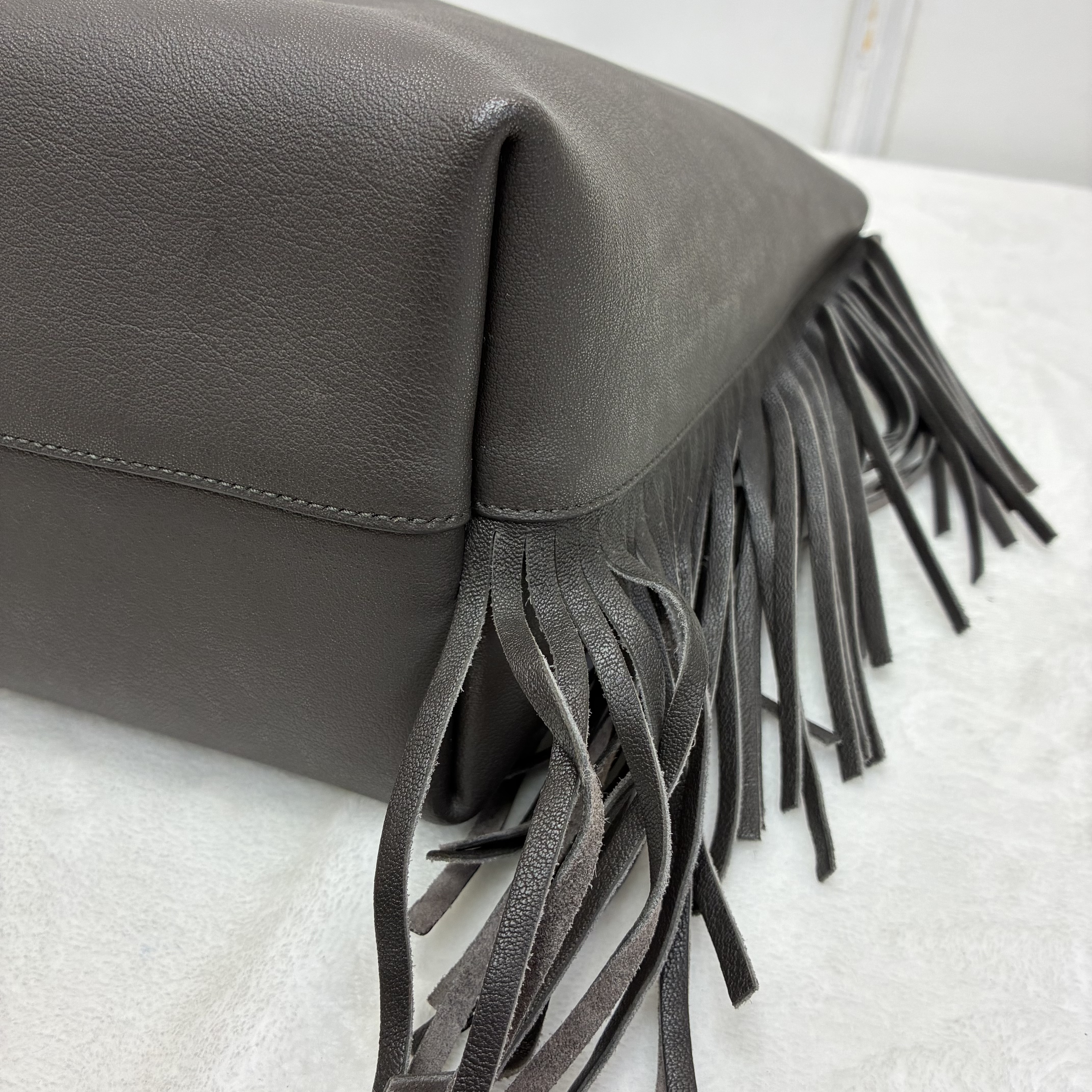 YSL East West Shopping Fringe Tote Bag 
