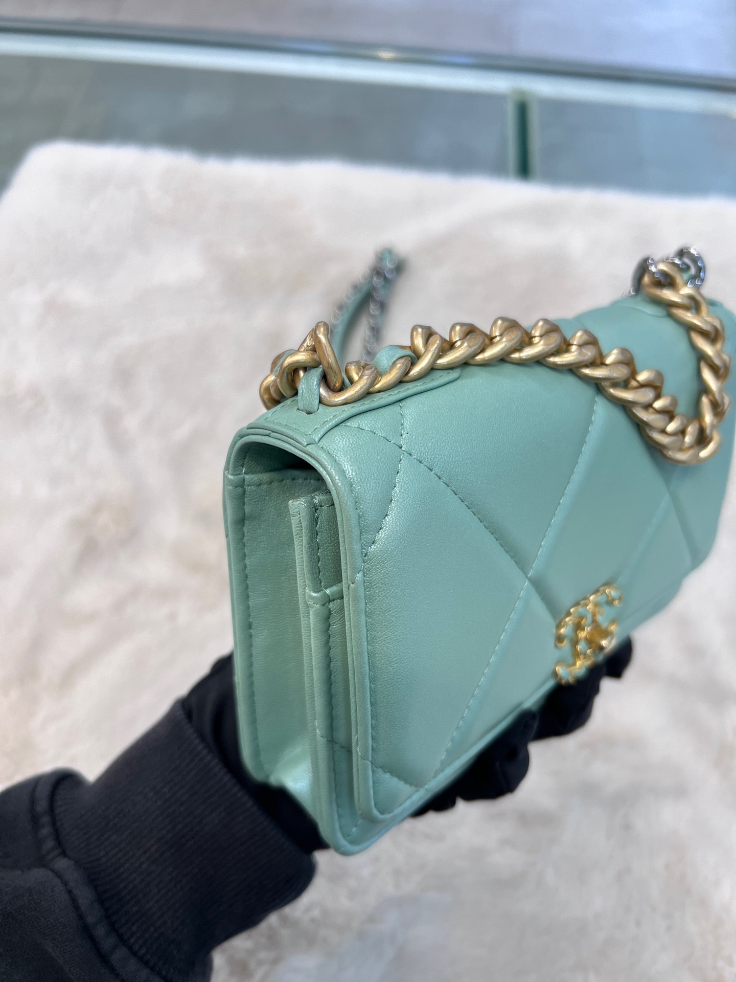 【預訂貨品】芯片款🪪 Chanel薄荷綠woc