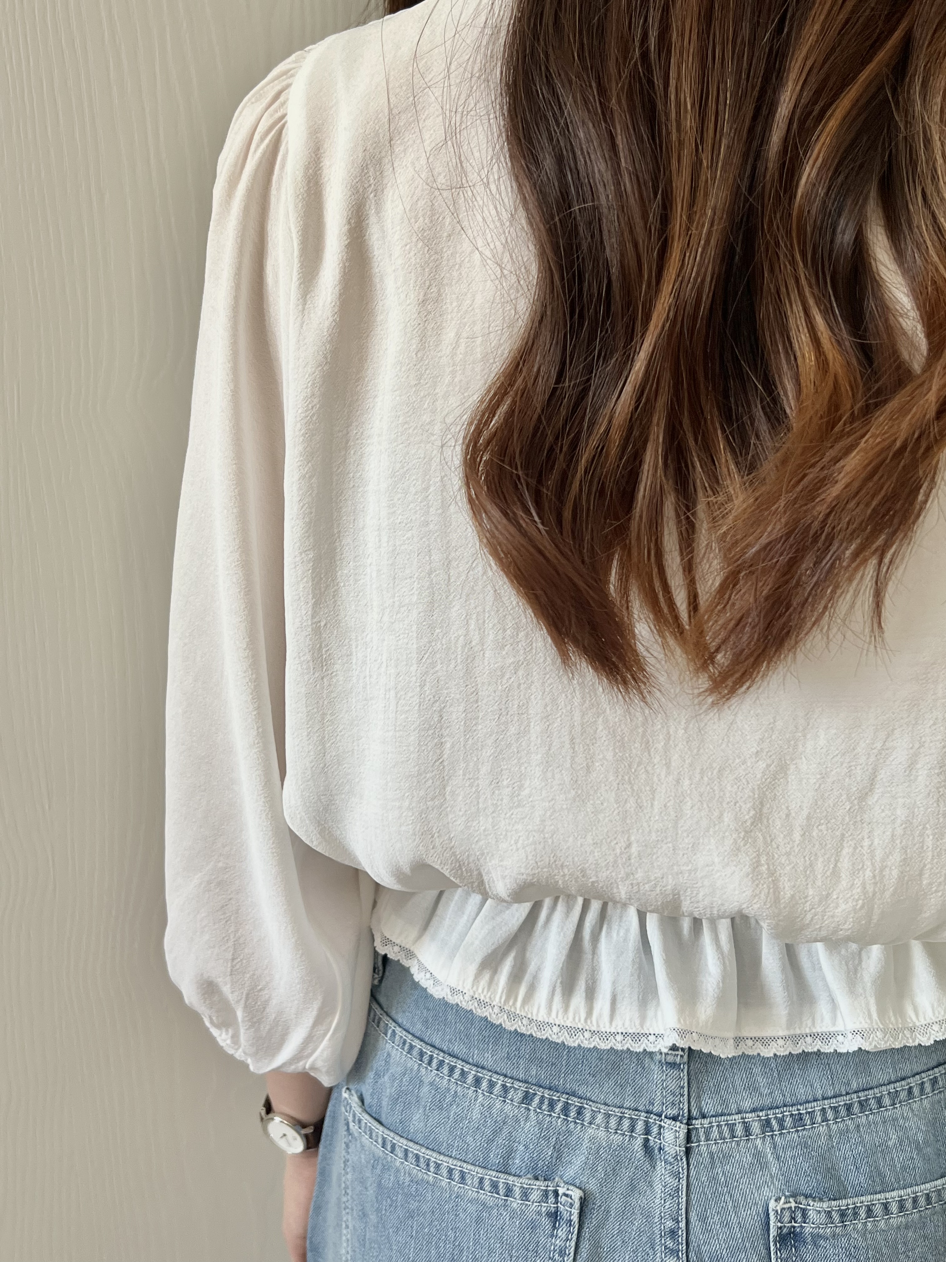 溫柔垂感七分袖blouse