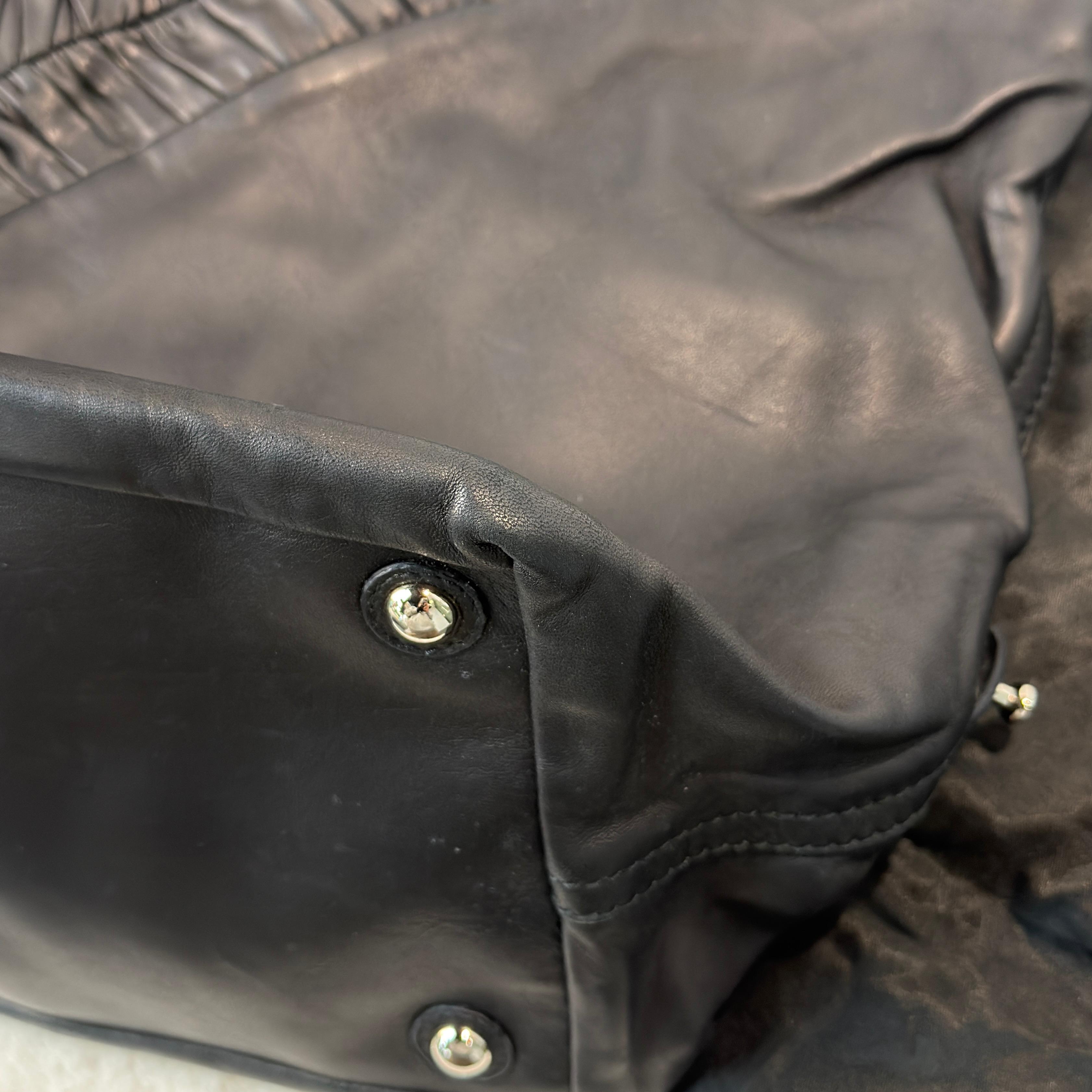 YSL Handbag 黑色羊皮 真·Vintage 中古大袋款 