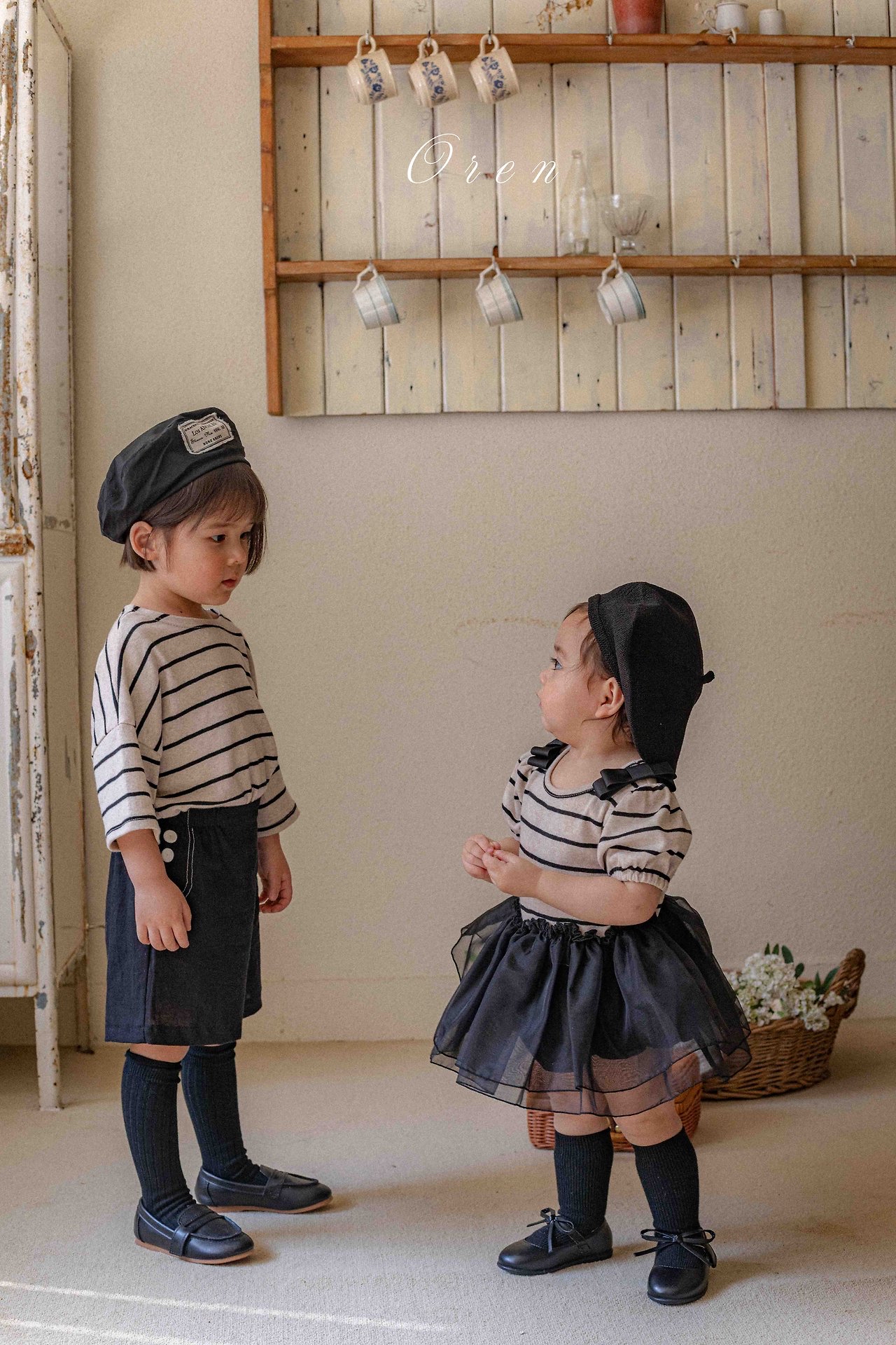 🇰🇷oren包屁裙/set black