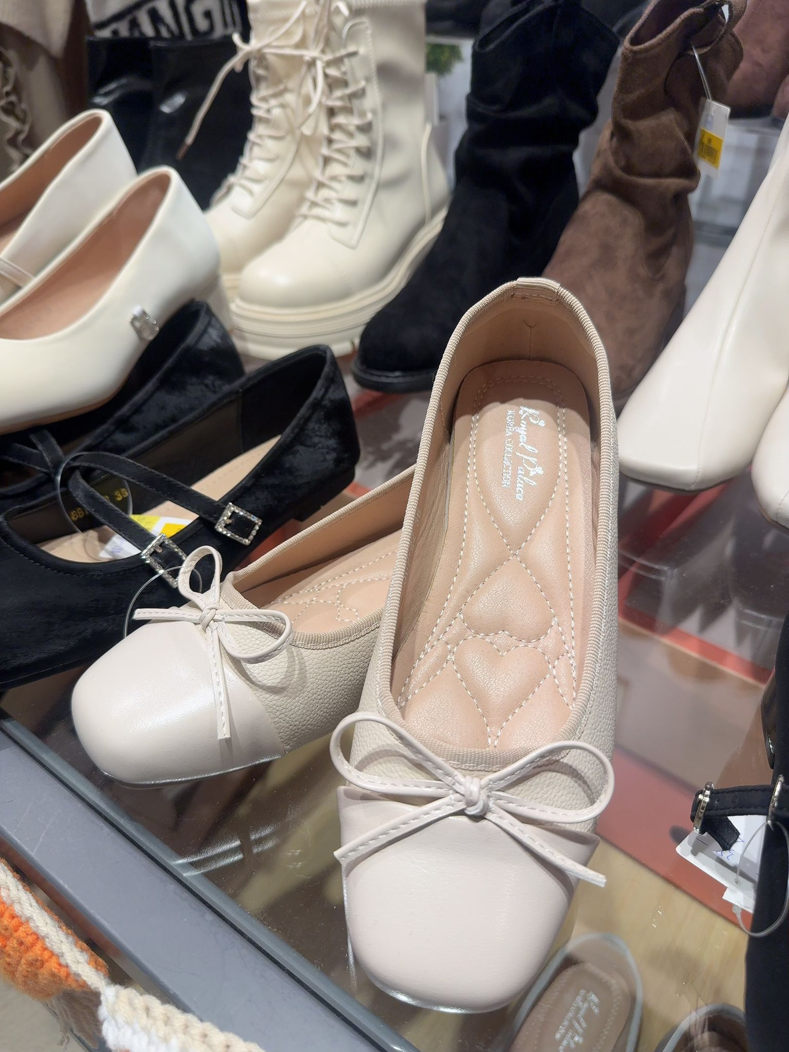 蝴蝶結平底鞋【兩色】