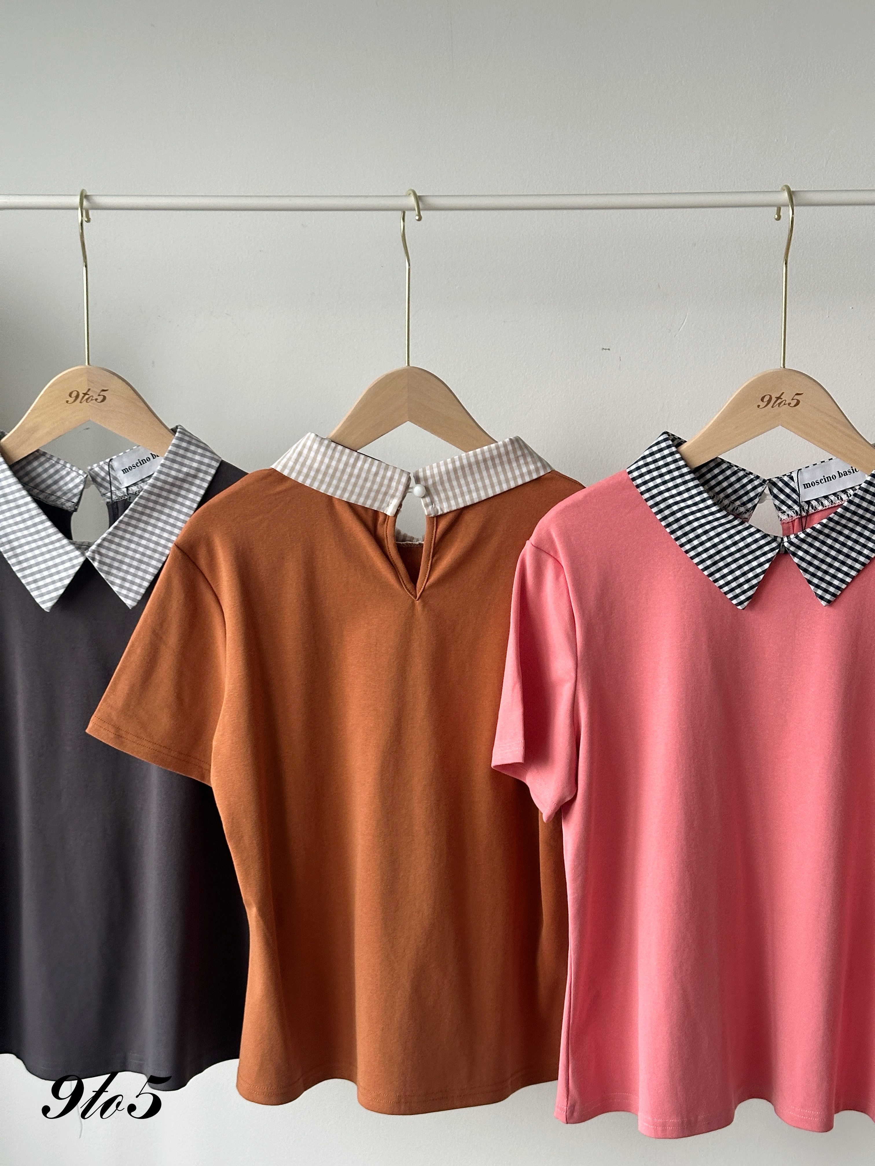 T4200 Checker Collar Polo Tee - 3 Colors 