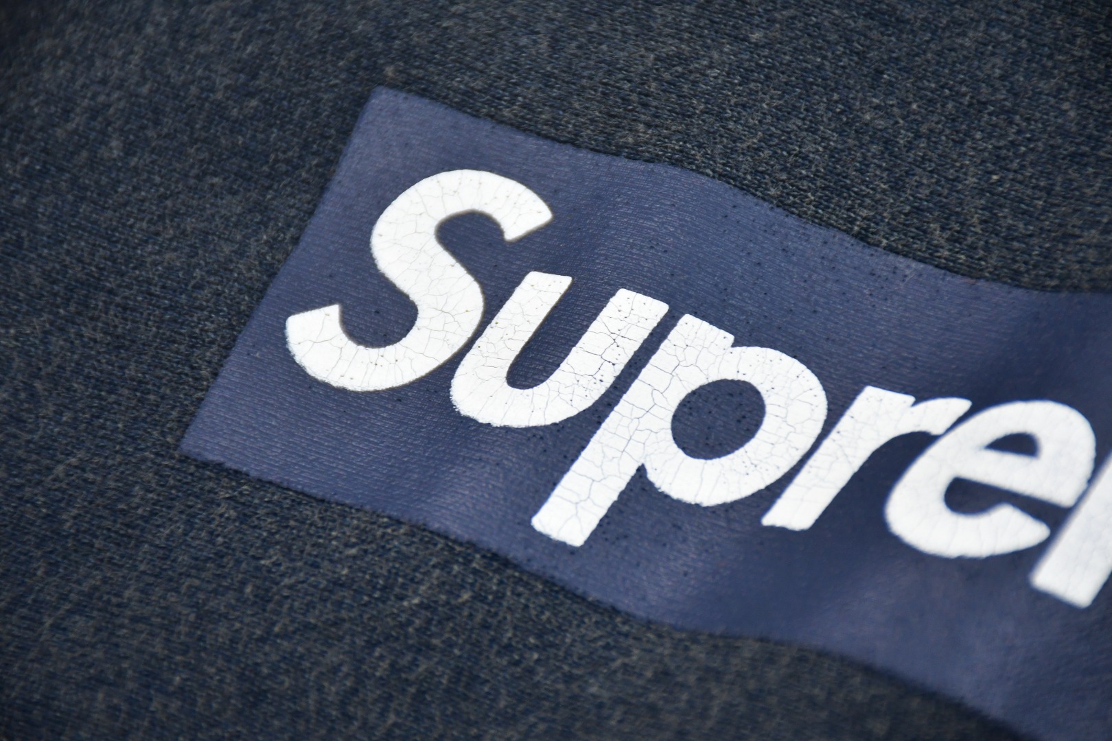 Supreme Washed Box Logo Crewneck
