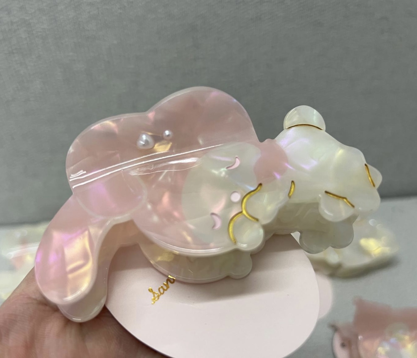 🎌日本直送🎌 Sanrio 卡通 幻彩系列 髮夾 