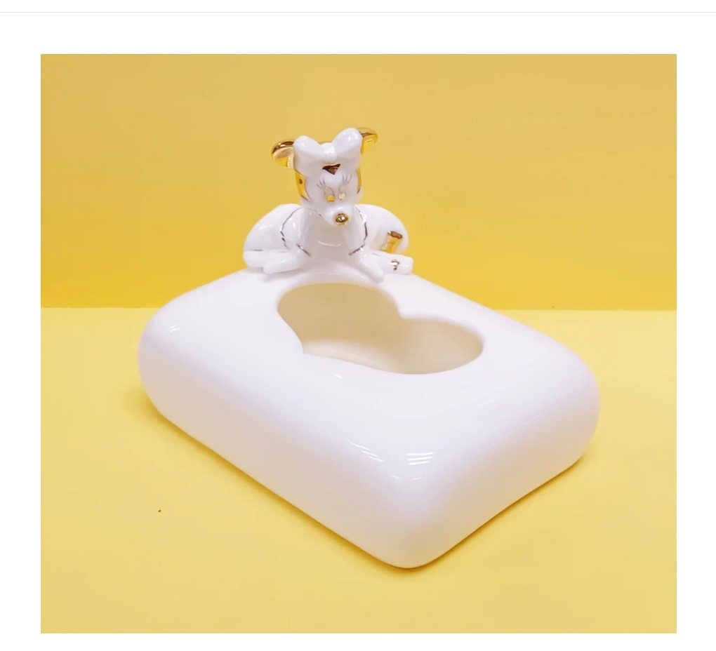 BONE CHINA TISSUE 骨瓷紙巾盒  Minnie Mouse  (KD-11)