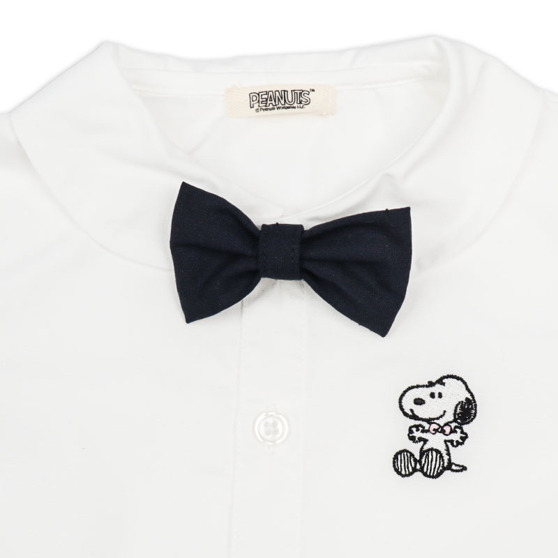 🈹限時特價🇯🇵預訂 日本直送🇯🇵Snoopy史努比刺繡領結長袖恤衫上下套裝