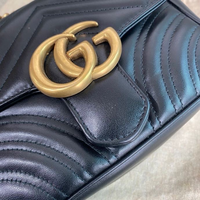 【預訂貨品】GUCCI 黑金方胖子