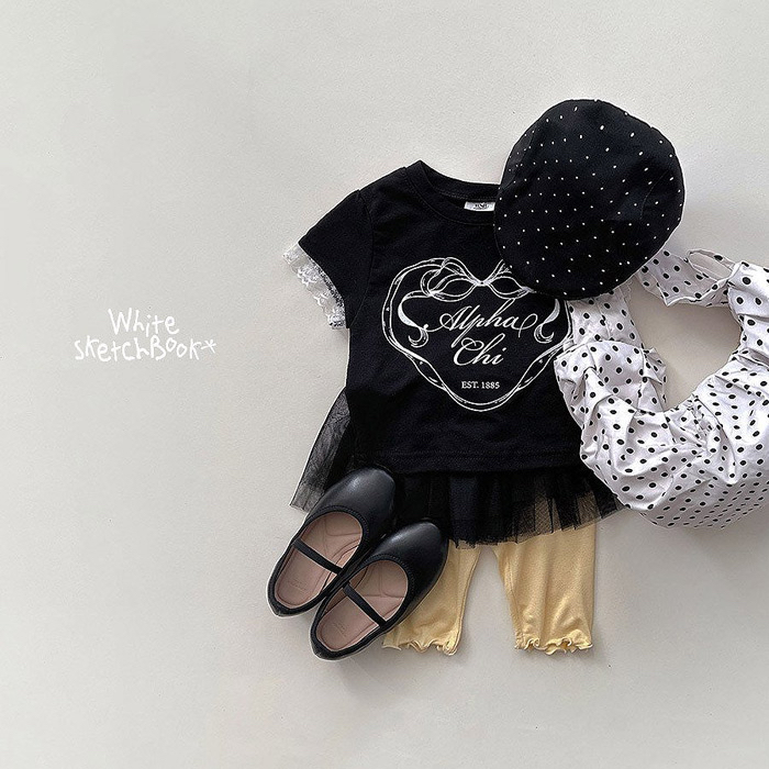 🇰🇷WhiteSketchBook lace下擺吊帶背心