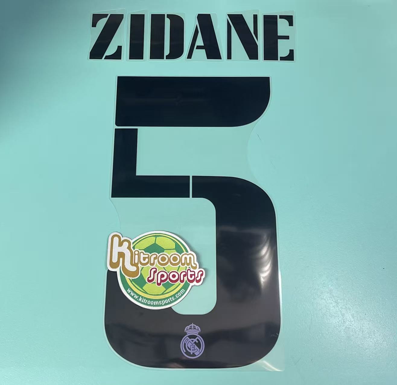 2022-23 Real Madrid Home Nameset #5 ZIDANE