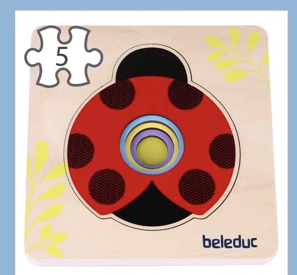 (F0641) Beledue多層拼圖（蝴蝶/甲蟲）