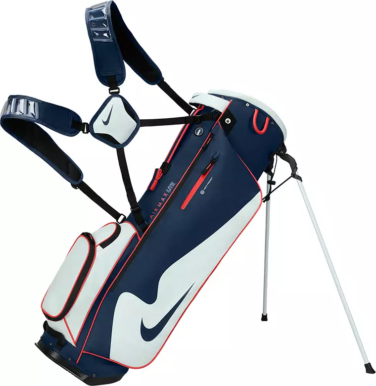 NIKE Air Max Lite 4WAY Stand Bag 4格支架包 - 白藍