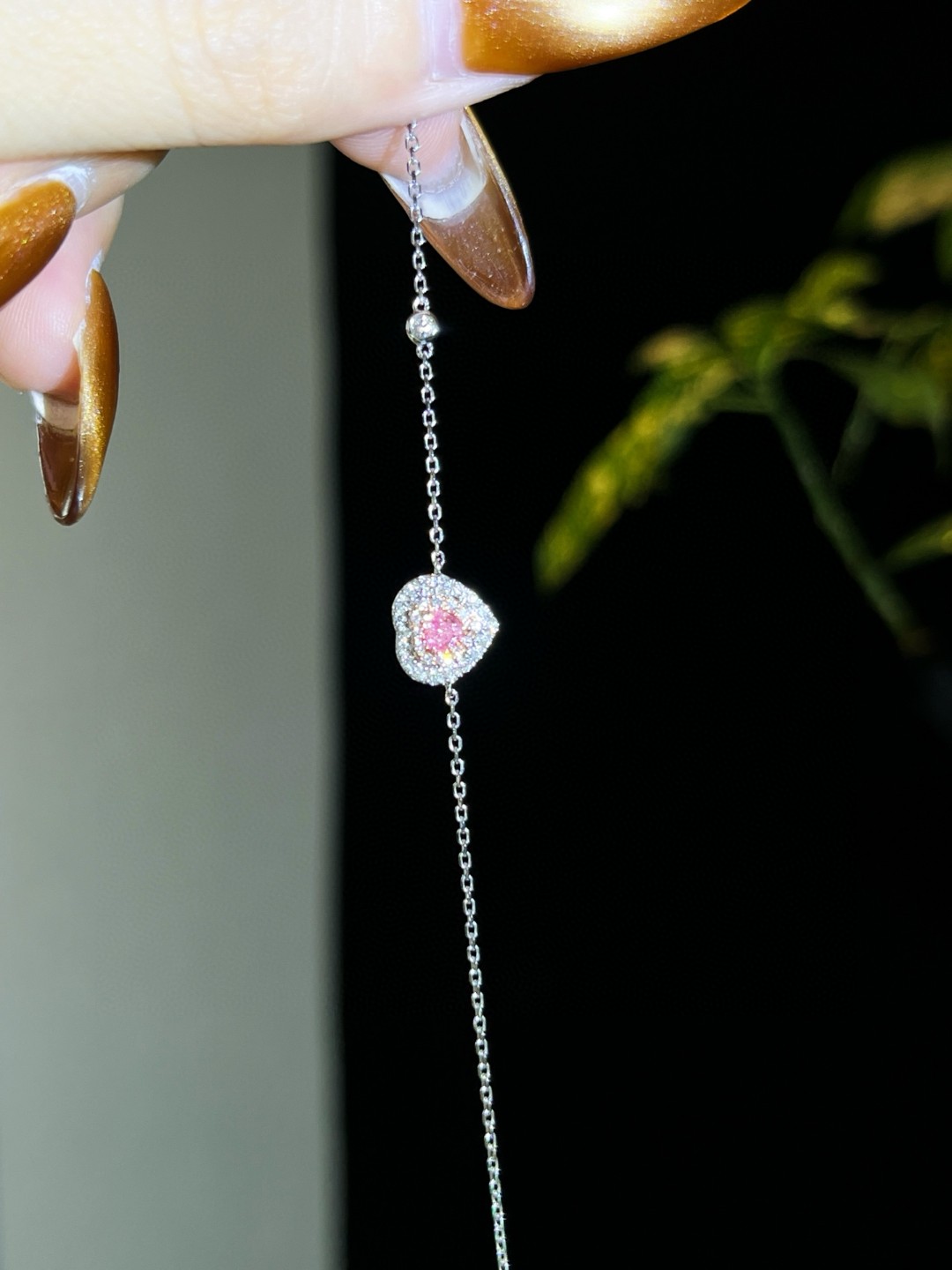 18K Pink Diamond Bracelet 