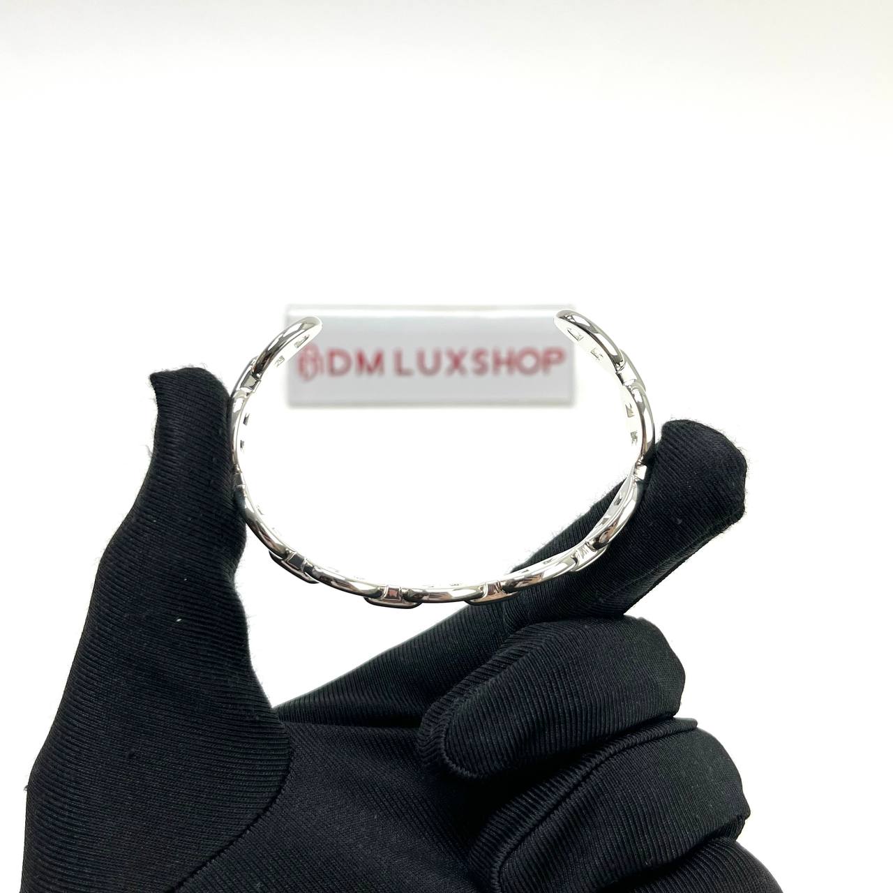 Hermes Chaine D'ancre Enchainee bracelet PHW