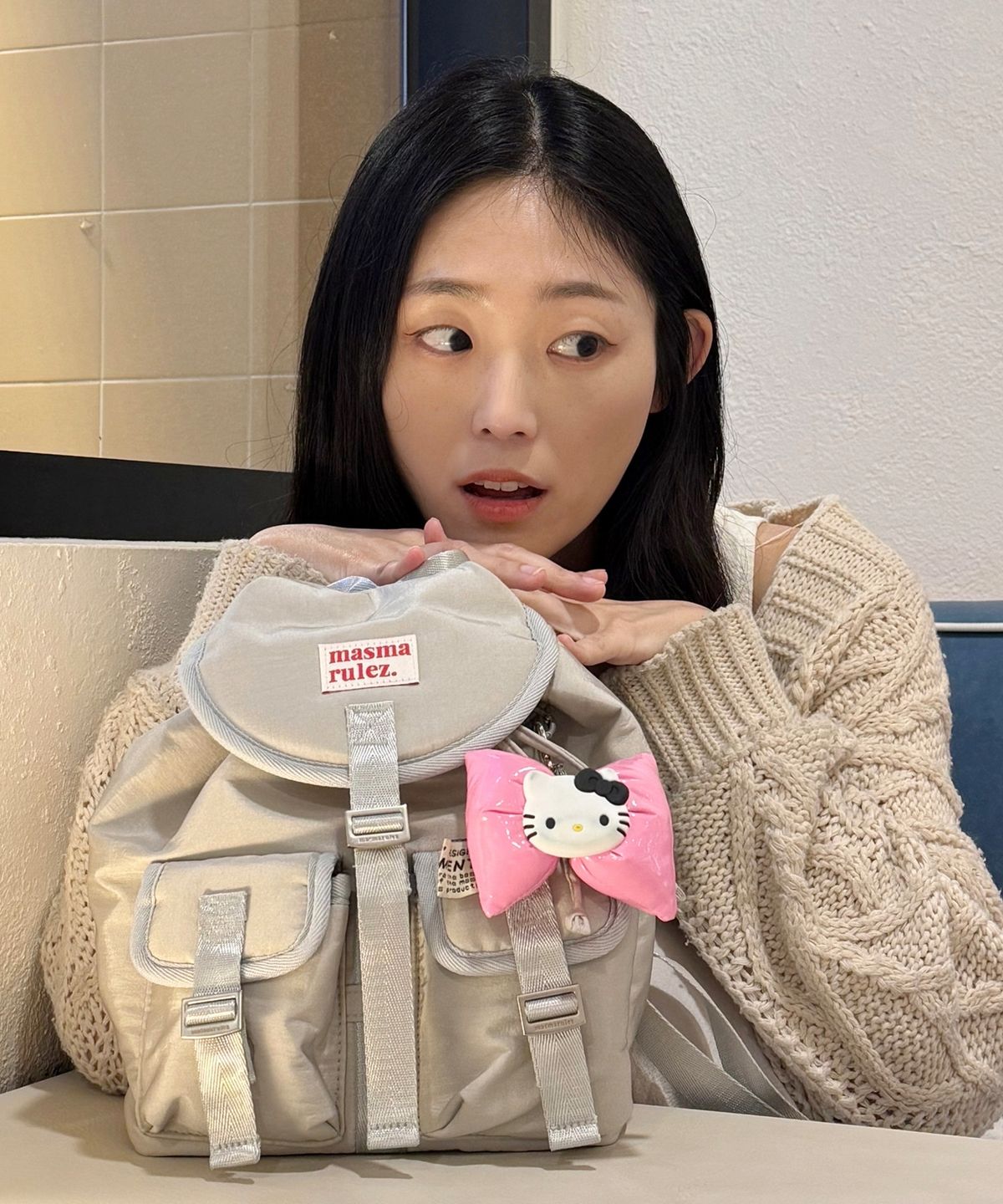 🇰🇷訂購｜Masmarulez｜Mini glossy belted backpack 5色