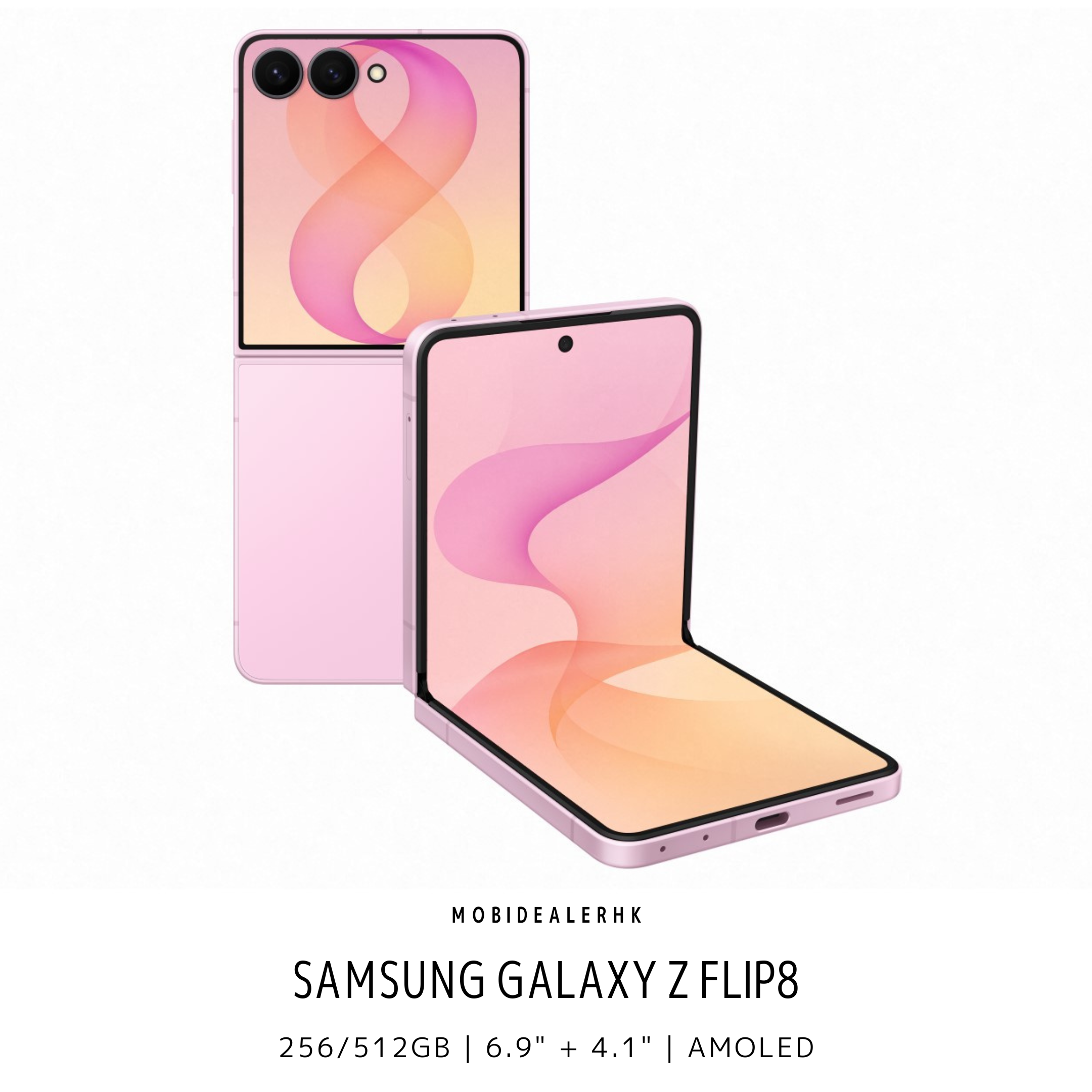 Samsung Galaxy Z Flip8 | 三星 Galaxy Z Flip8 | 5G | 智能手機 | 256/512Gb | 6.9" + 4.1" | AMOLED