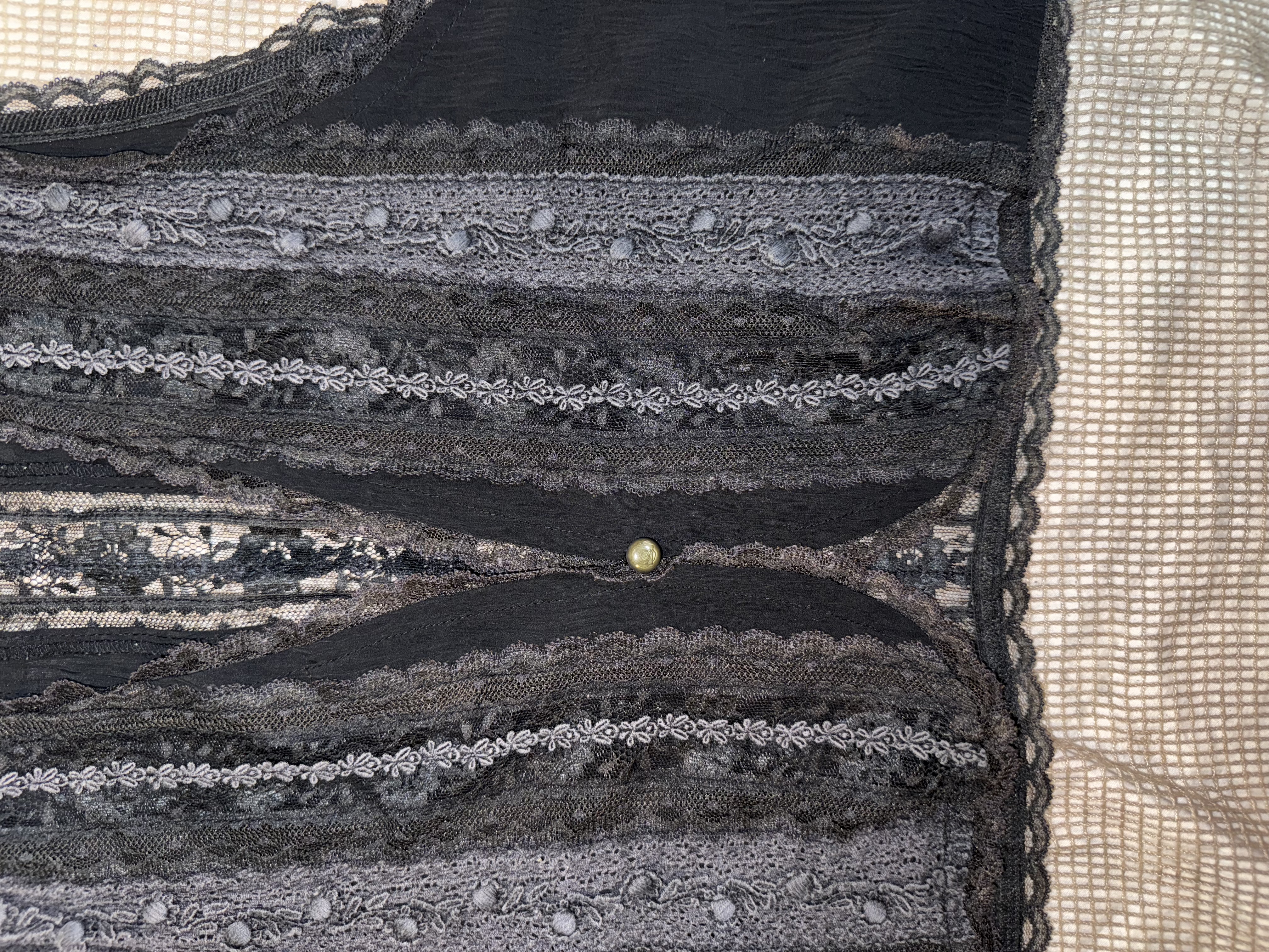 Vintage Lace Waistcoat