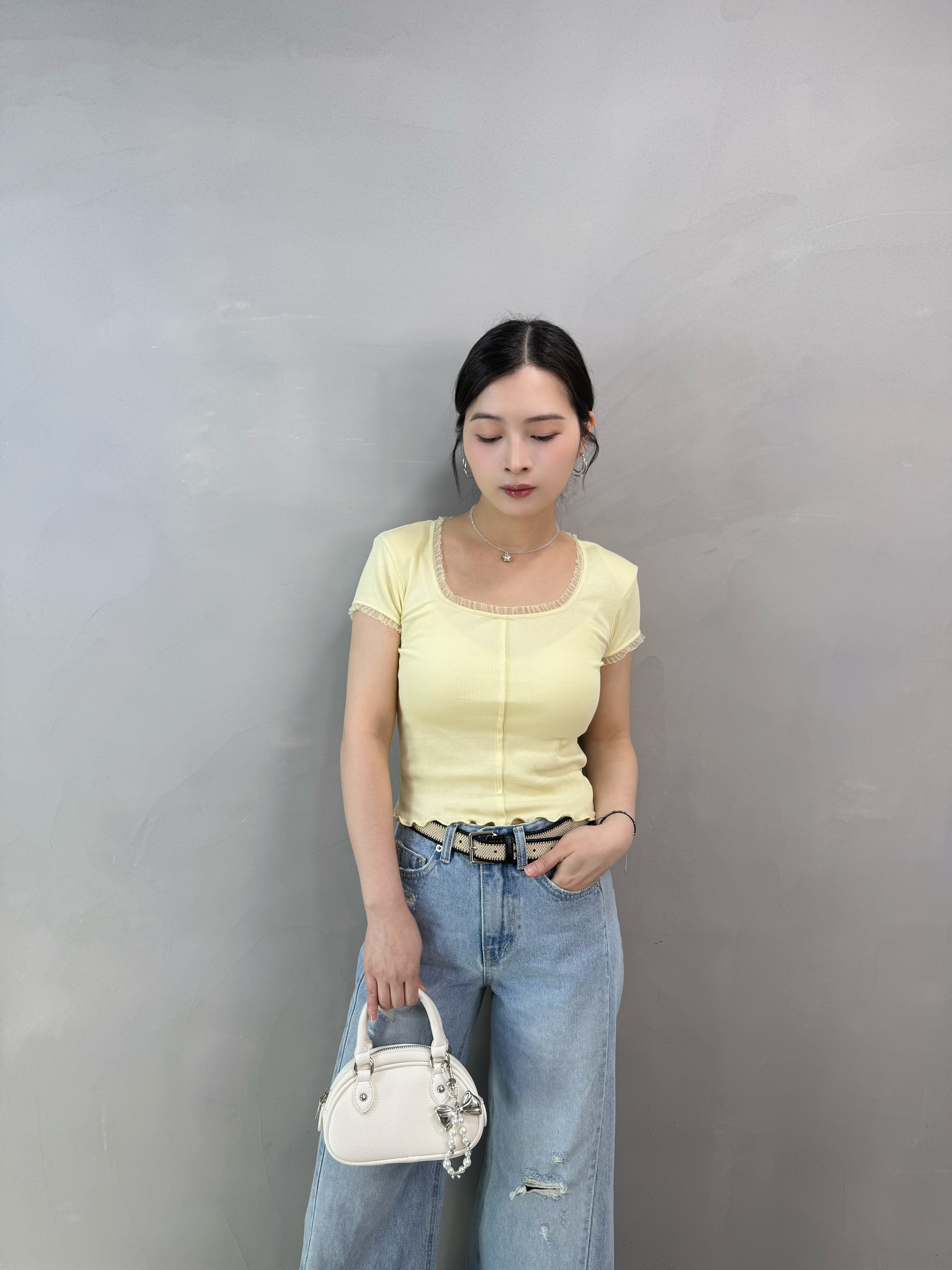 S66 方領網邊短tee