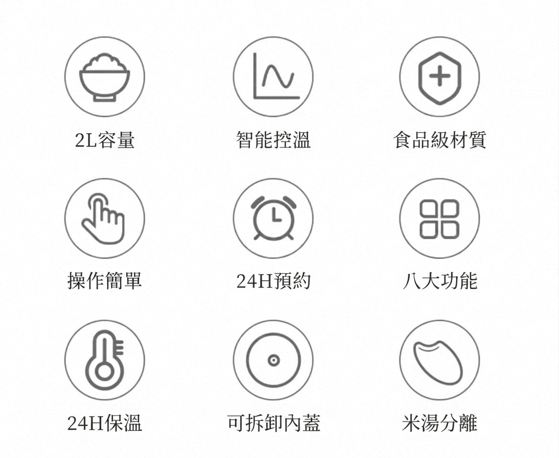 日本 Vdada 多功能低糖電飯煲 2L 香港三腳插頭 (預購產品)