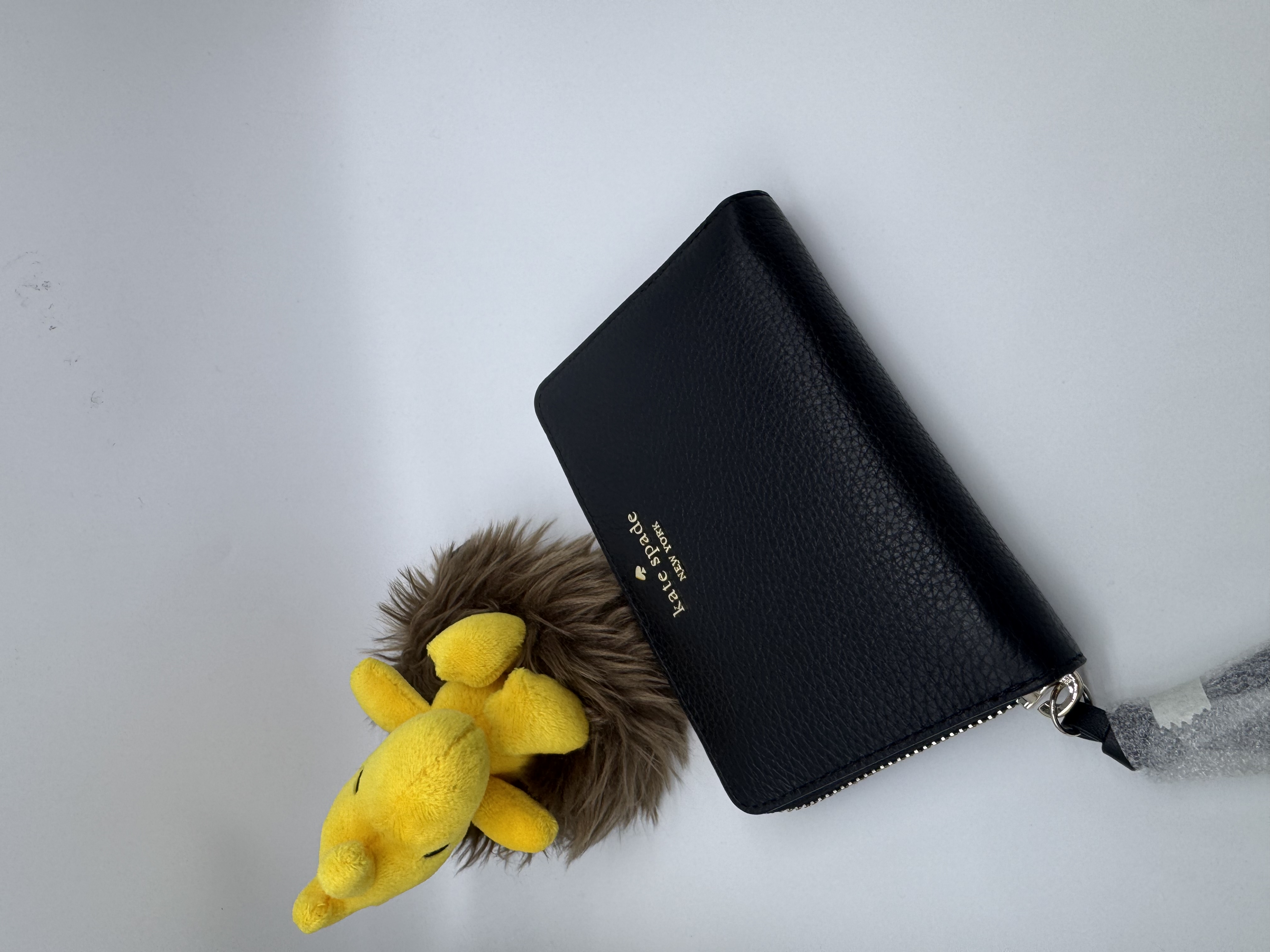 🇺🇸✈️🇨🇦黑色荔枝皮Kate Spade ♠️ New York outlet Zip Around 中Size 銀包👛現貨😎