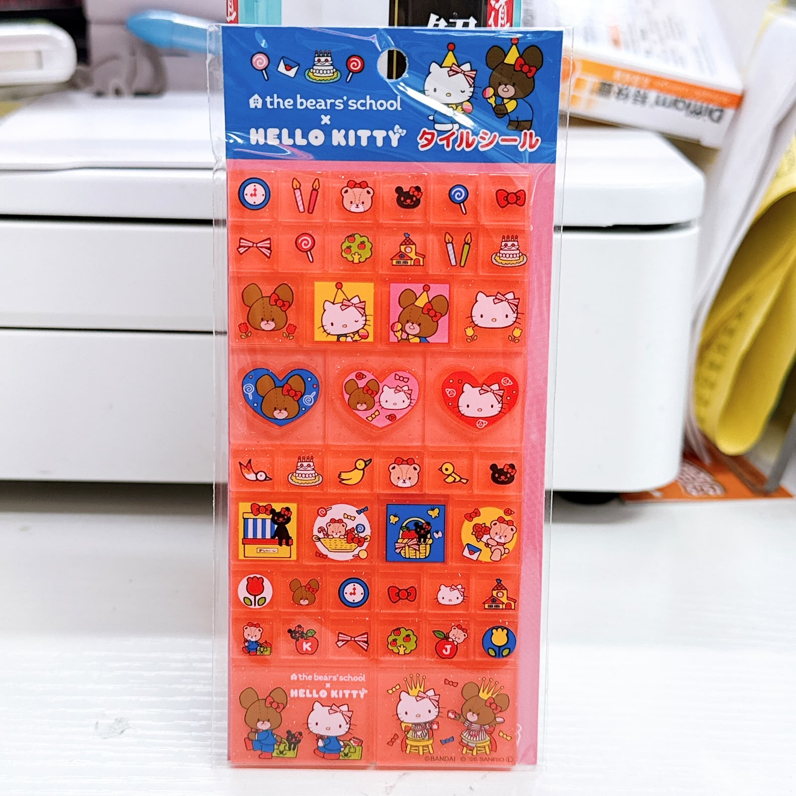 日本直送Hello Kitty Jacky熊仔新款貼紙