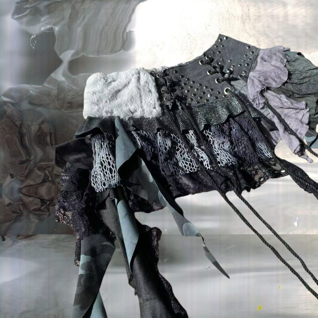 Classic Grey Handmade Skirt