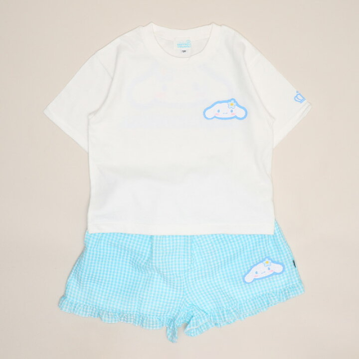 🇯🇵預訂 日本直送🇯🇵Babydoll x Sanrio系列五色人物前後印花短袖T恤格紋短褲套裝