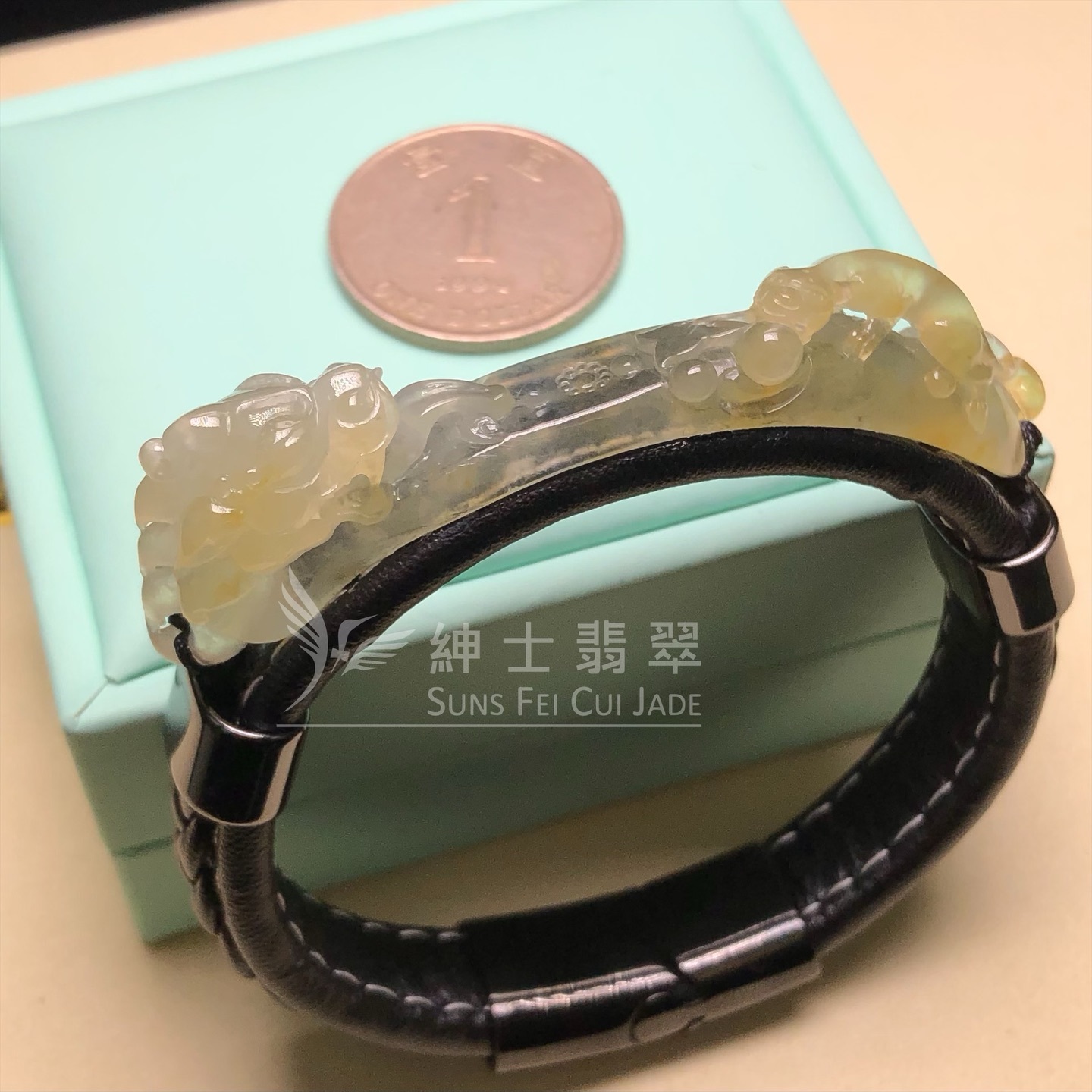 冰黃望子成龍皮手繩