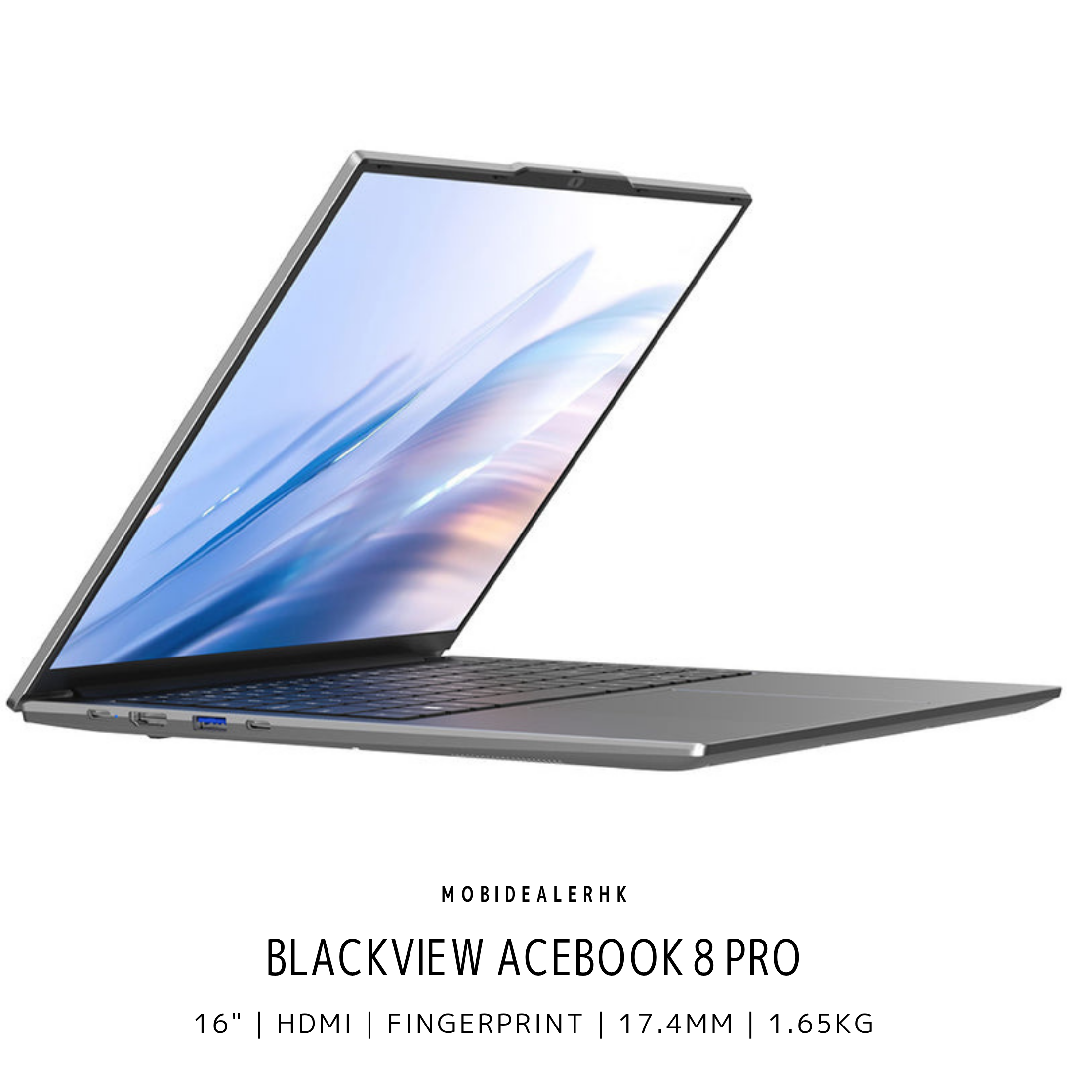Blackview AceBook 8 Pro | 筆記型電腦 | 16吋 | AMD Ryzen 7 3700U | 16GB+512GB | Windows 11 Pro