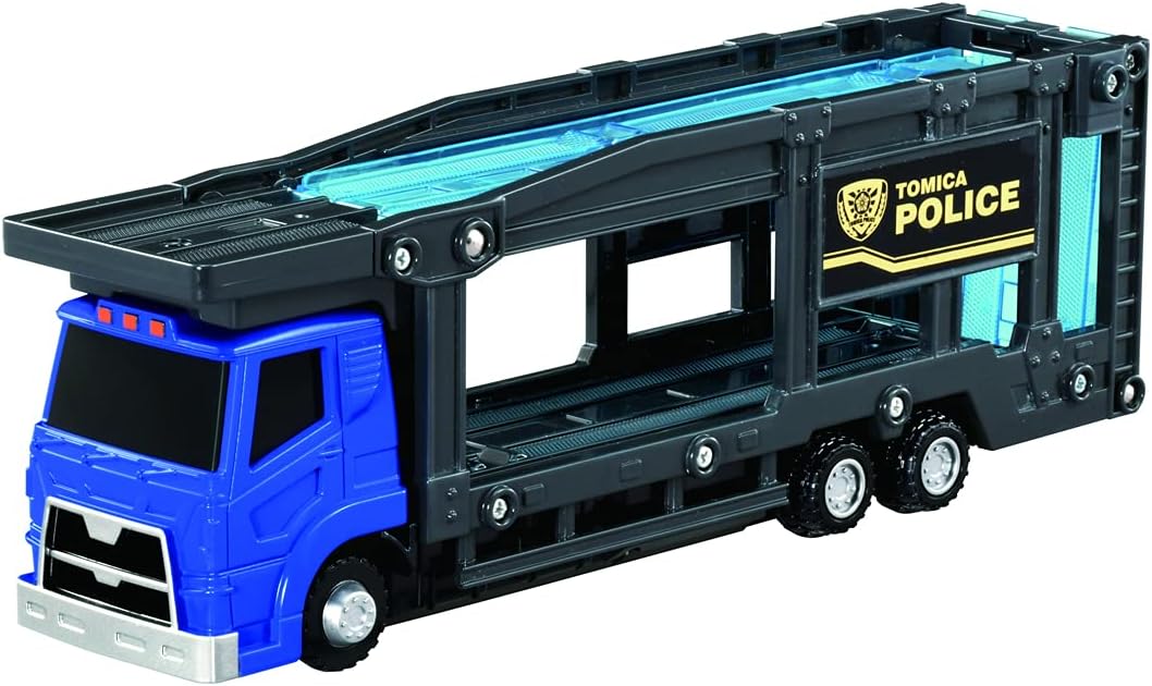 TAKARA TOMY - Tomica 多美卡 警車運輸車出動套裝 (連4輛警車)