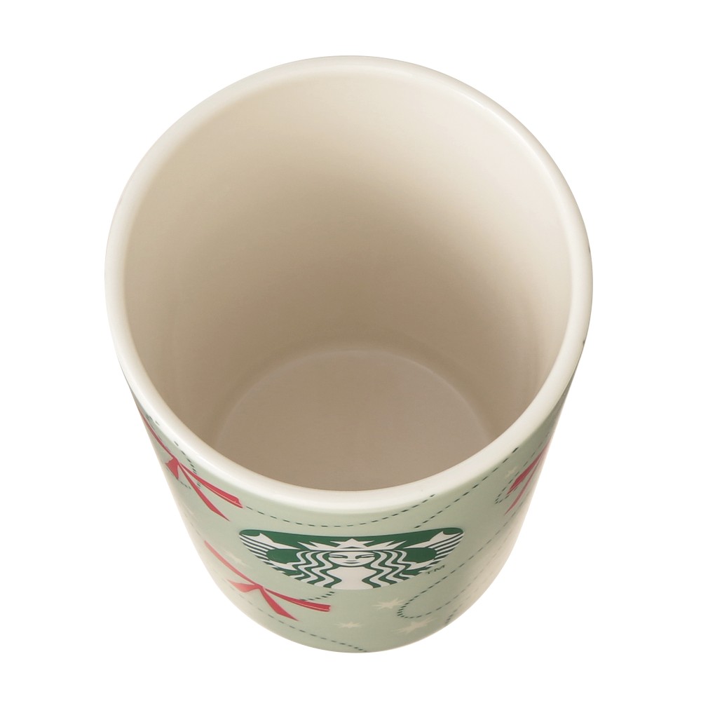 《日本 🇯🇵 STARBUCKS Colors of Holiday 聖誕系列》絲帶陶瓷 罐
