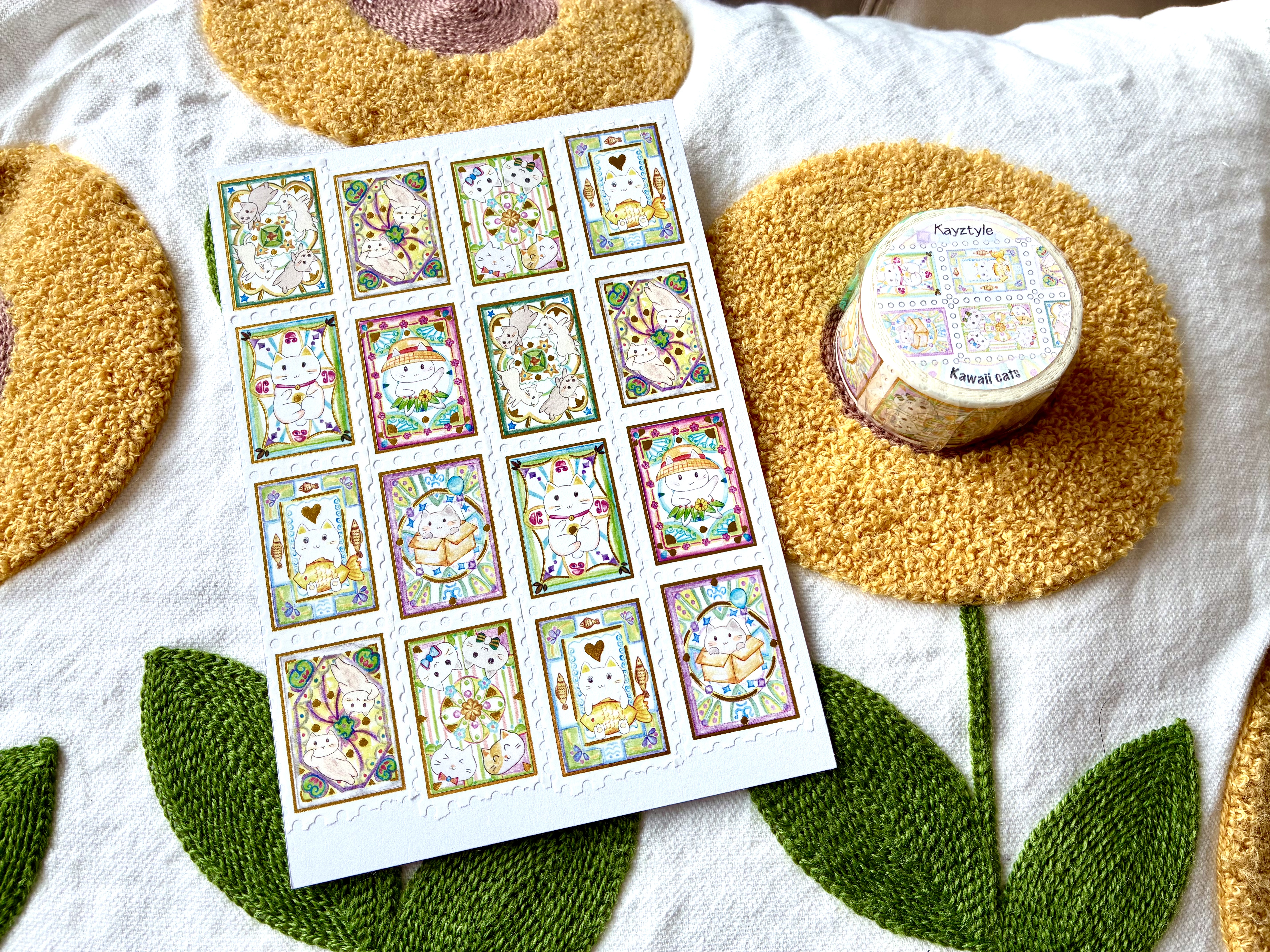 UK Collection 6 @2026 - Kayztyle Volume 21 Washi Tapes（Gold Foil）