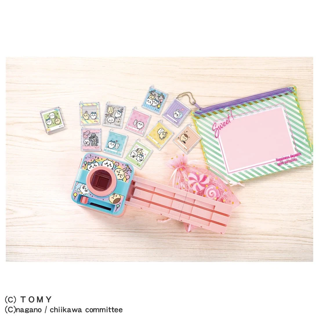 日本Chiikawa Milfy Charm Shot DIY匙扣機 吉伊卡哇手作吊飾製作玩具 TAKARA TOMY 日本版