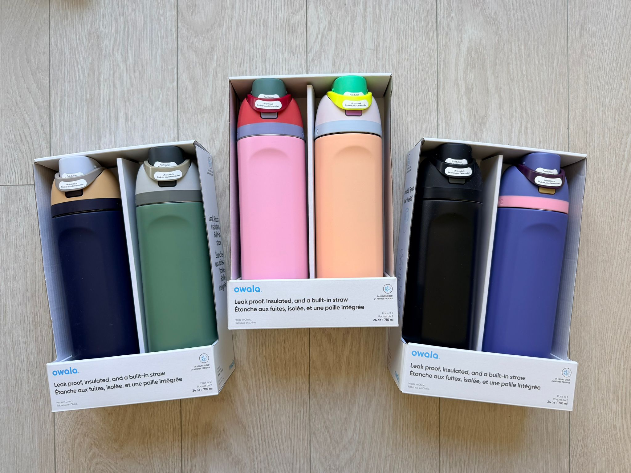 Owala 保冷/保溫水壺 710ml*2 （顏色隨機）