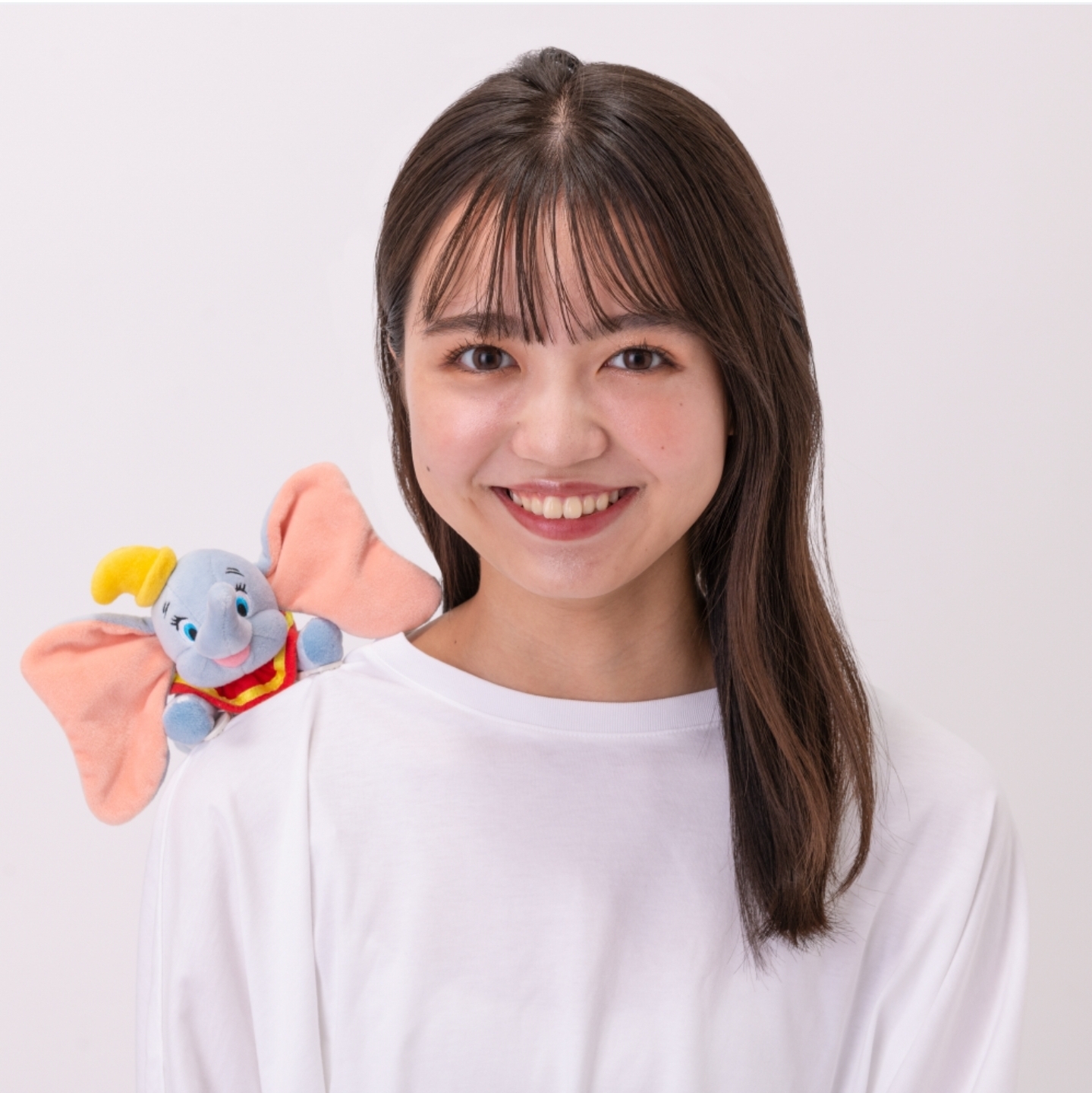 [現貨] [東京迪士尼] 小飛象| 夾膊頭毛公仔吊飾 {TF2209077}