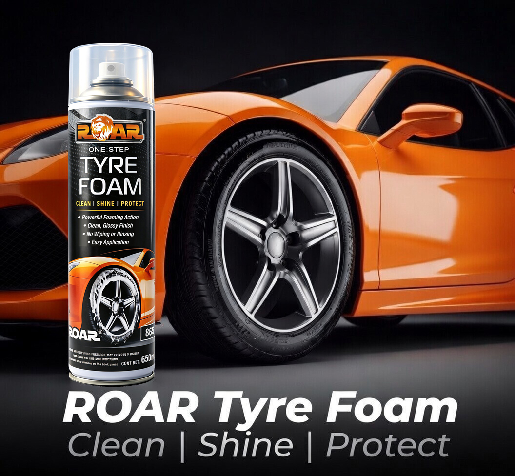 ROAR 車胎清潔亮光泡沫 650ml