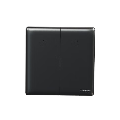 施耐德 Unica X 石墨灰 2位雙控 帶指示燈 開關掣