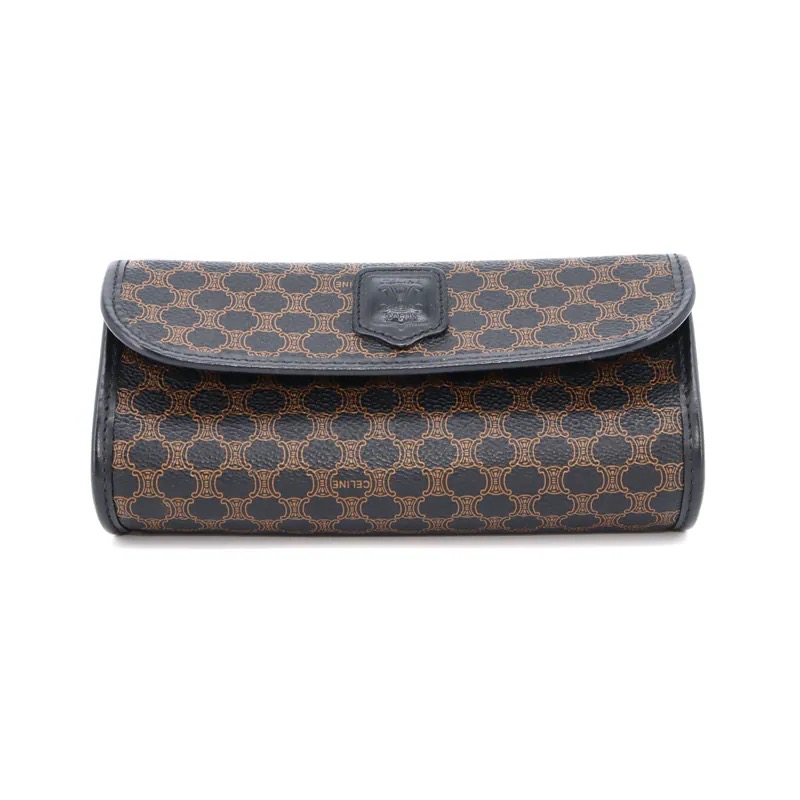 Celine Black Macadam Vanity Pouch