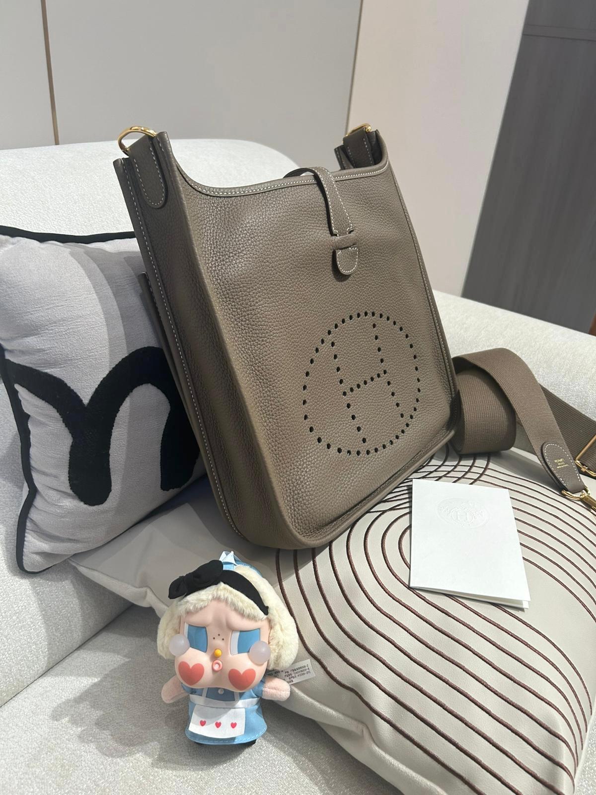 Hermes Evelyne 29 大象灰金扣 Stamp D 100%Authentic, 98%New ✅專門店收據✅Dust bag✅Box