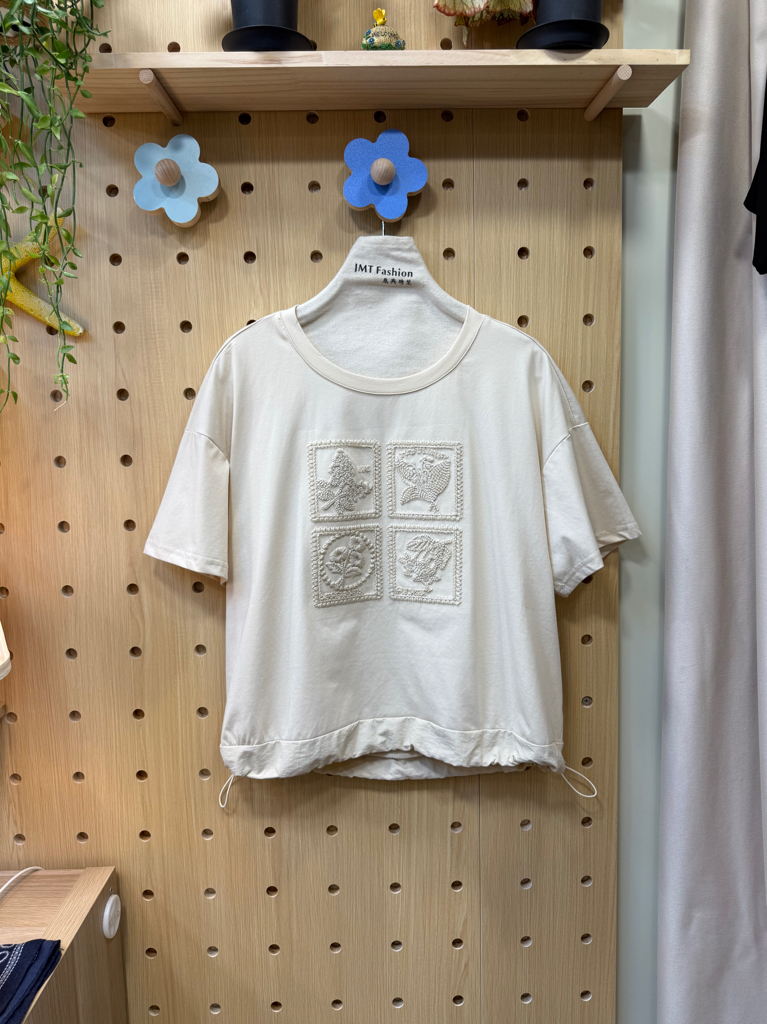 混棉彈性繡花衫 M969 846329269