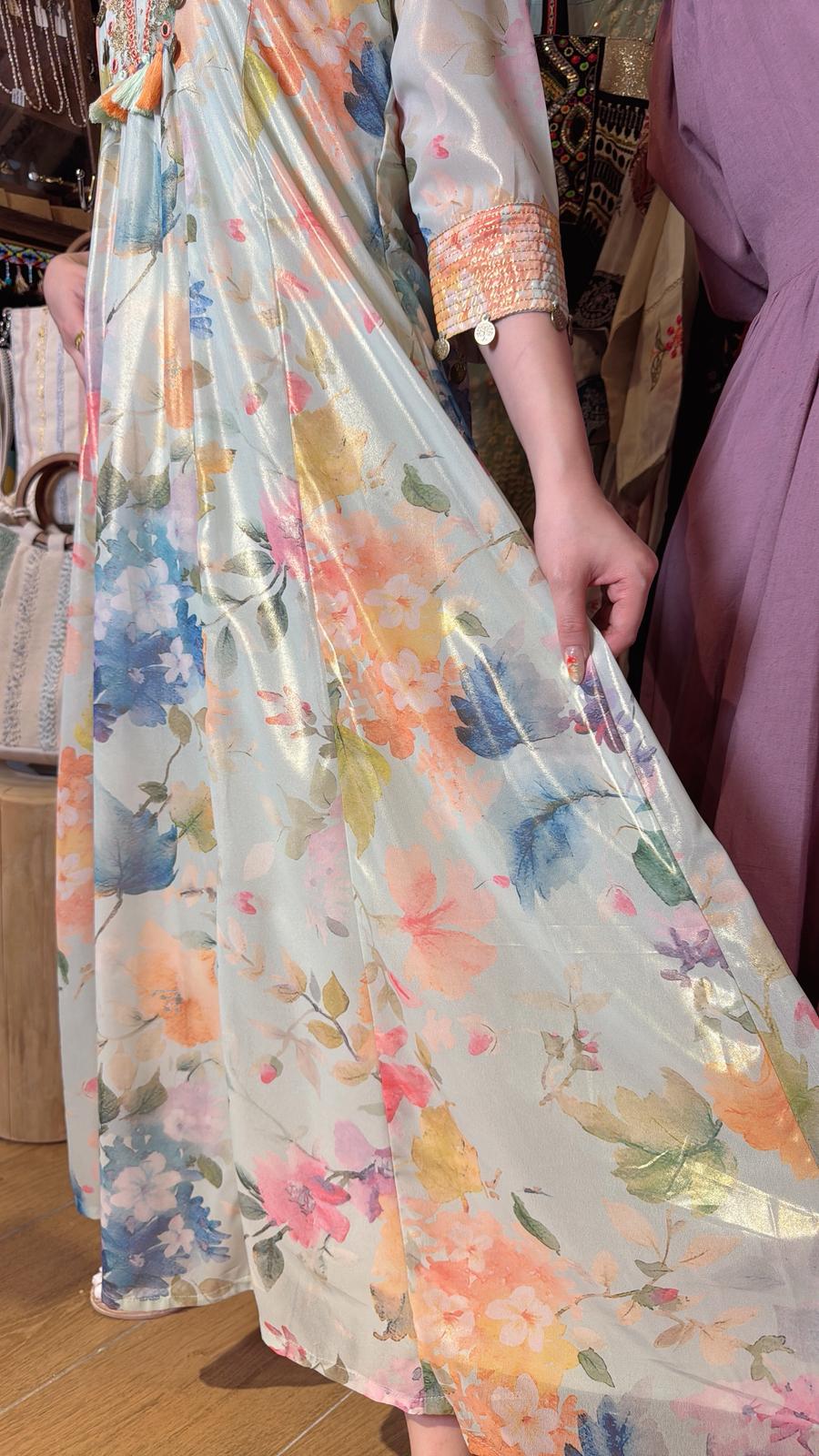 Watercolor Silky Floral OP #1410