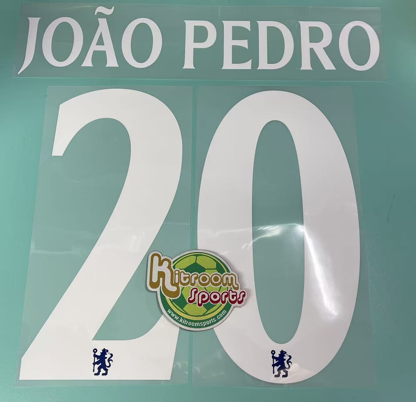 2025-26 Chelsea Home UCL Nameset #20 JOAO PEDRO