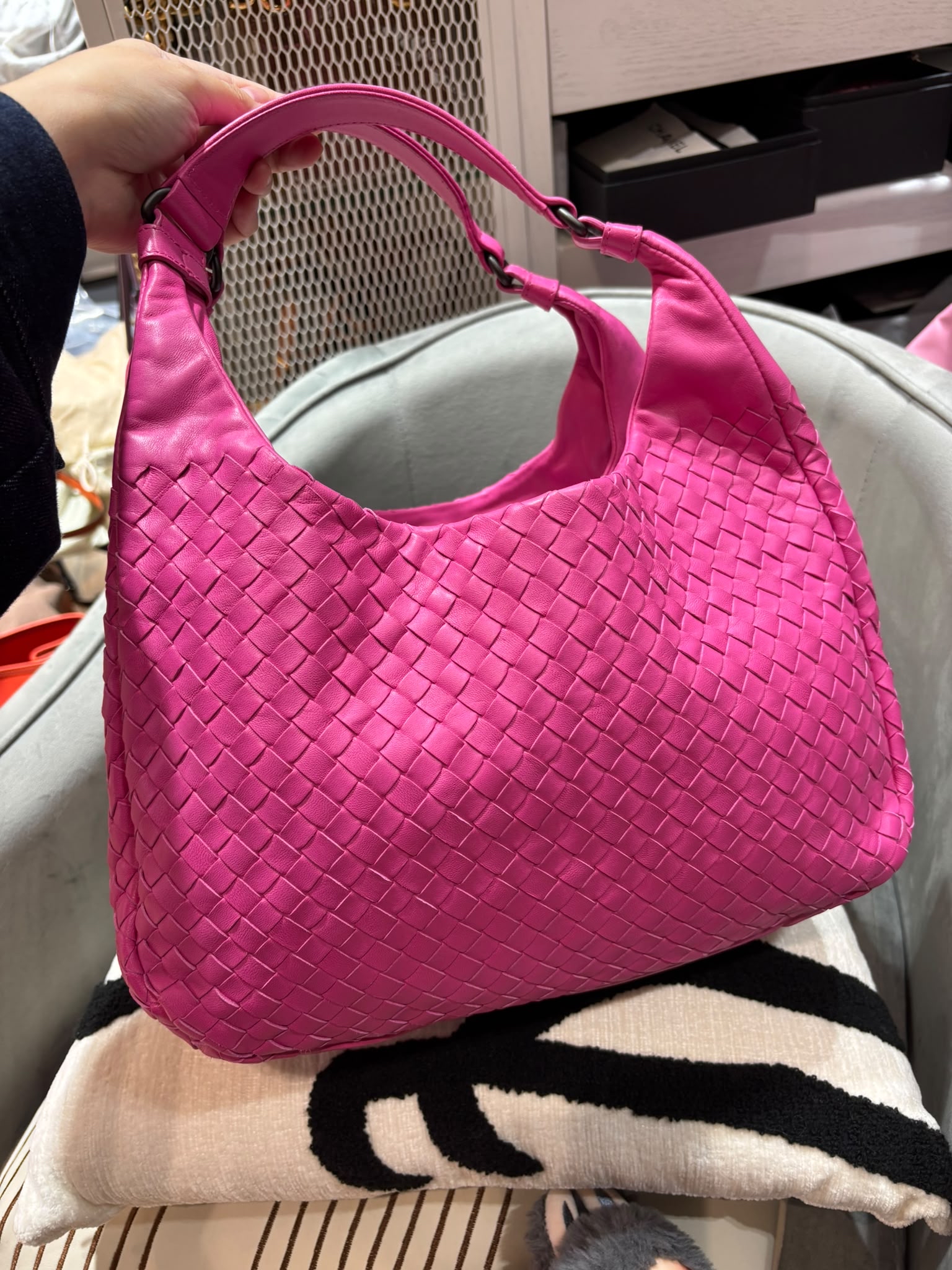 Bottega Veneta BV Intreccio shoulder bag Hobo Bag 100%Authentic ,98%new✅dust bag  