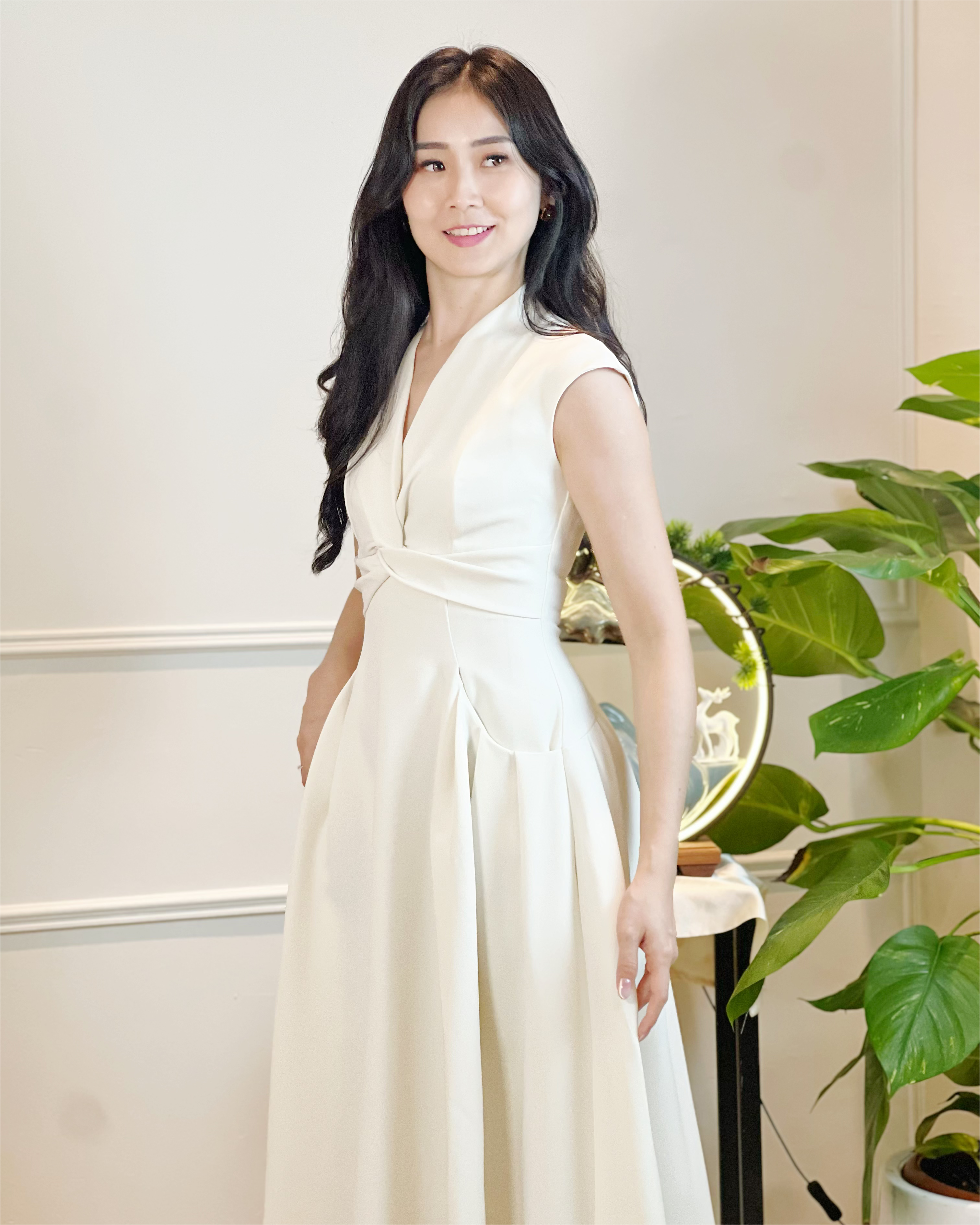 5092 Elena Grace Midi Dress