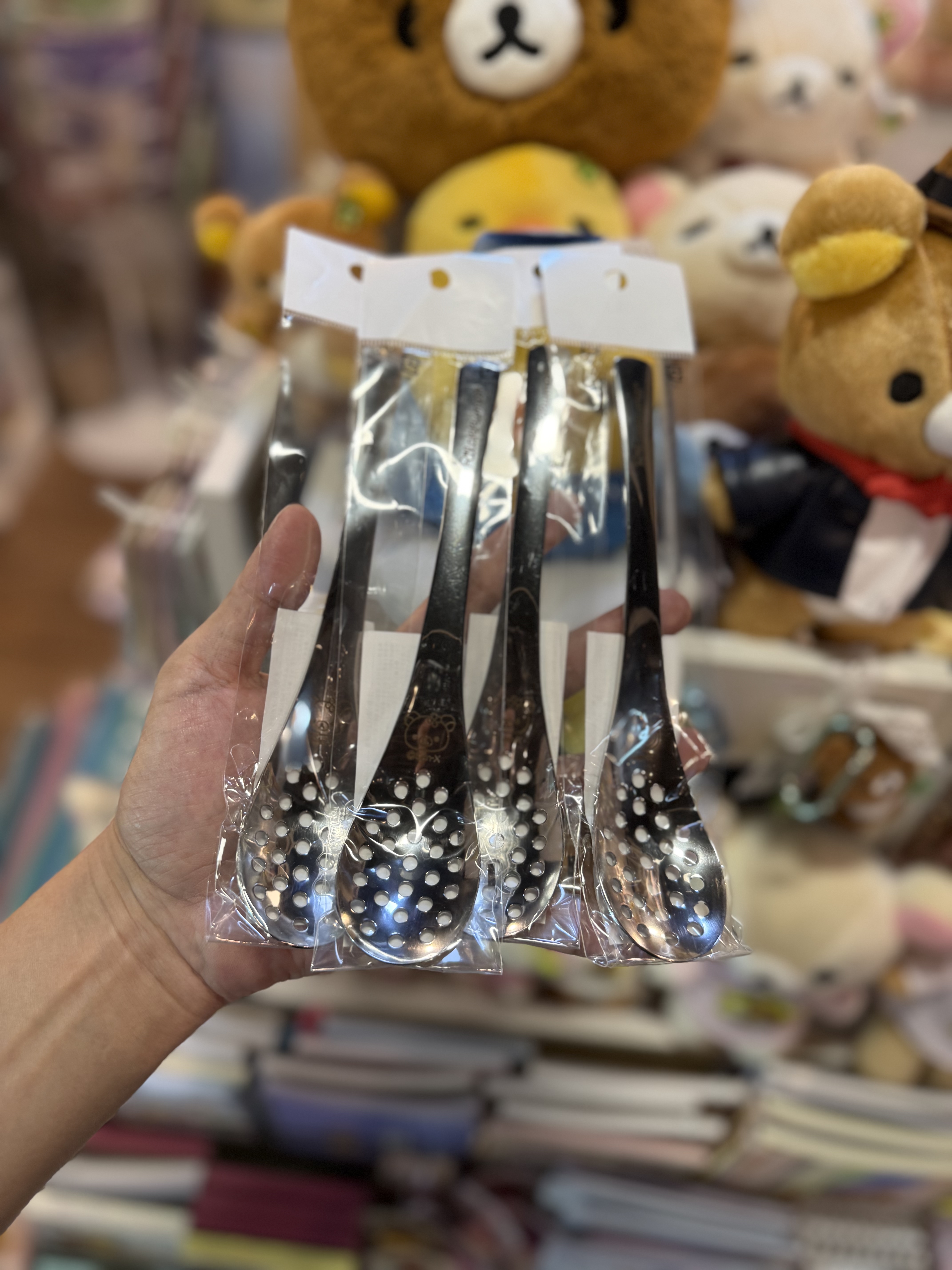 《現貨》全新日本專店限定Rilakkuma 日本製不鏽鋼漏匙