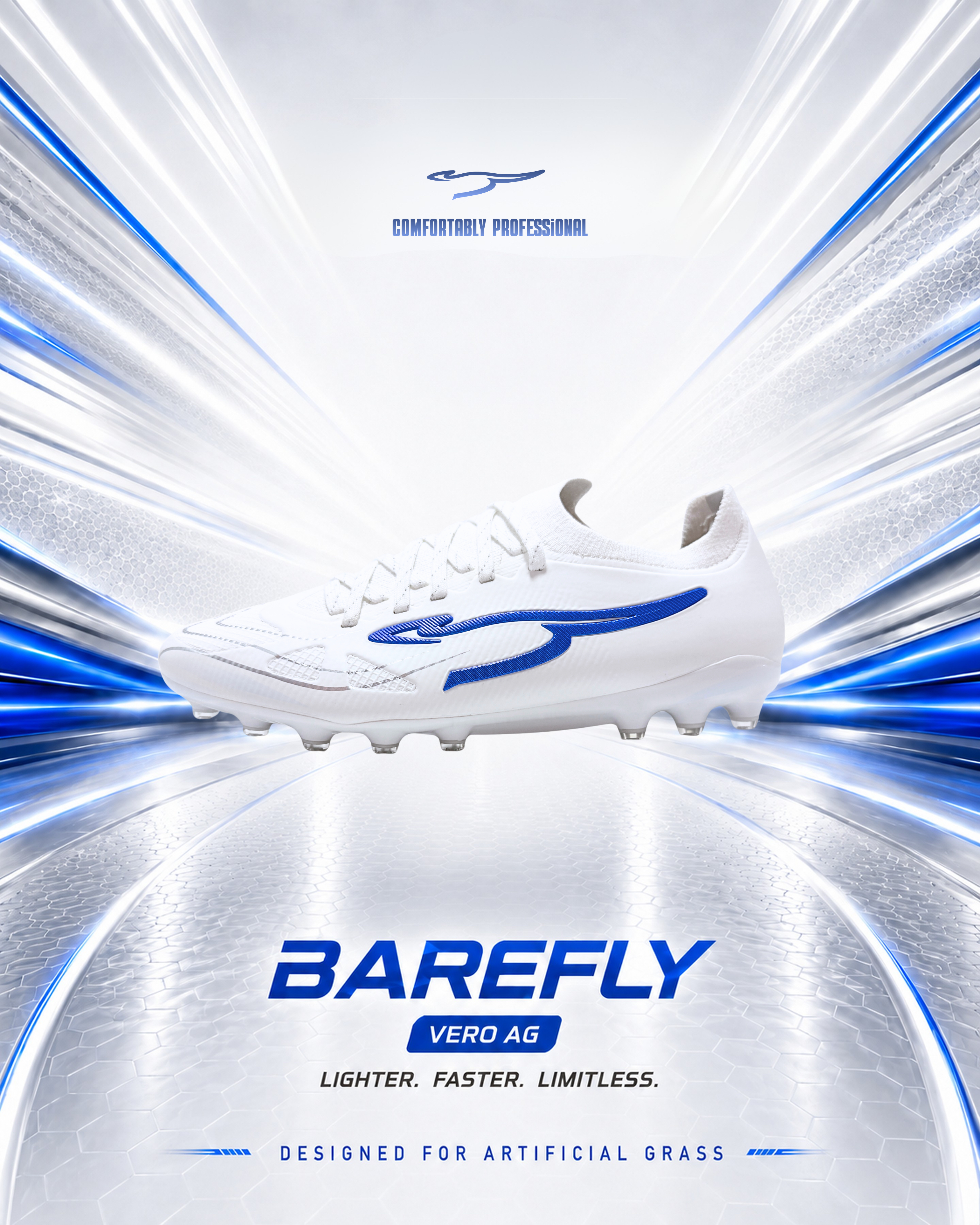 Caddy Barefly Vero AG - 襪套式 速度 × 控制型 AG 波boot足球鞋