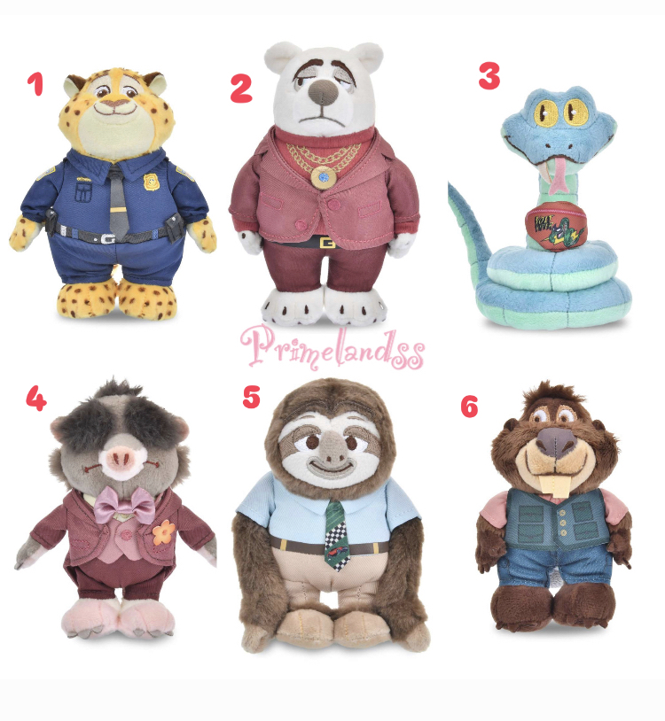 Zootopia 2 Stands公仔